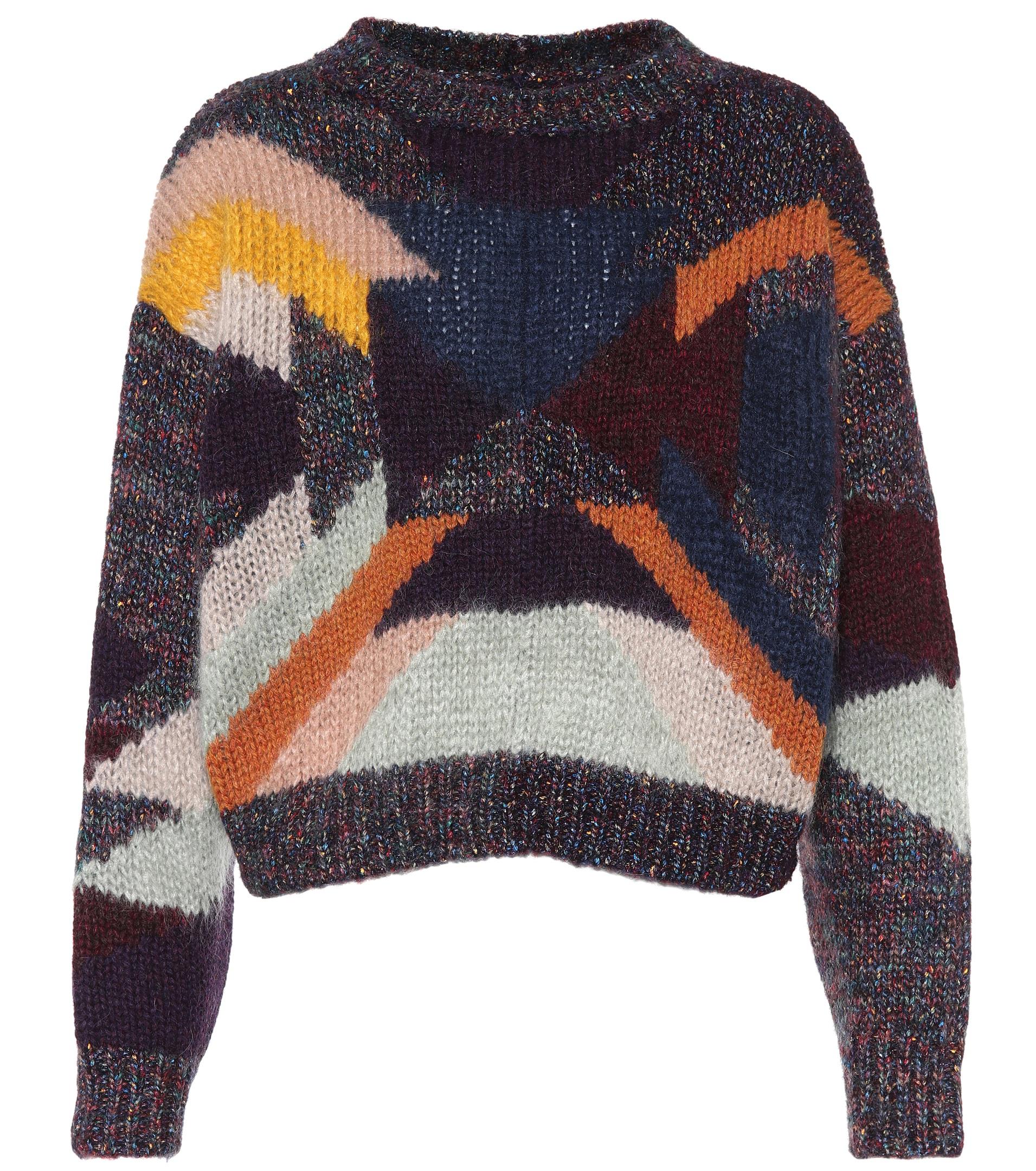 Isabel Marant Cadelia Wool-blend Sweater in Blue - Save 56% - Lyst