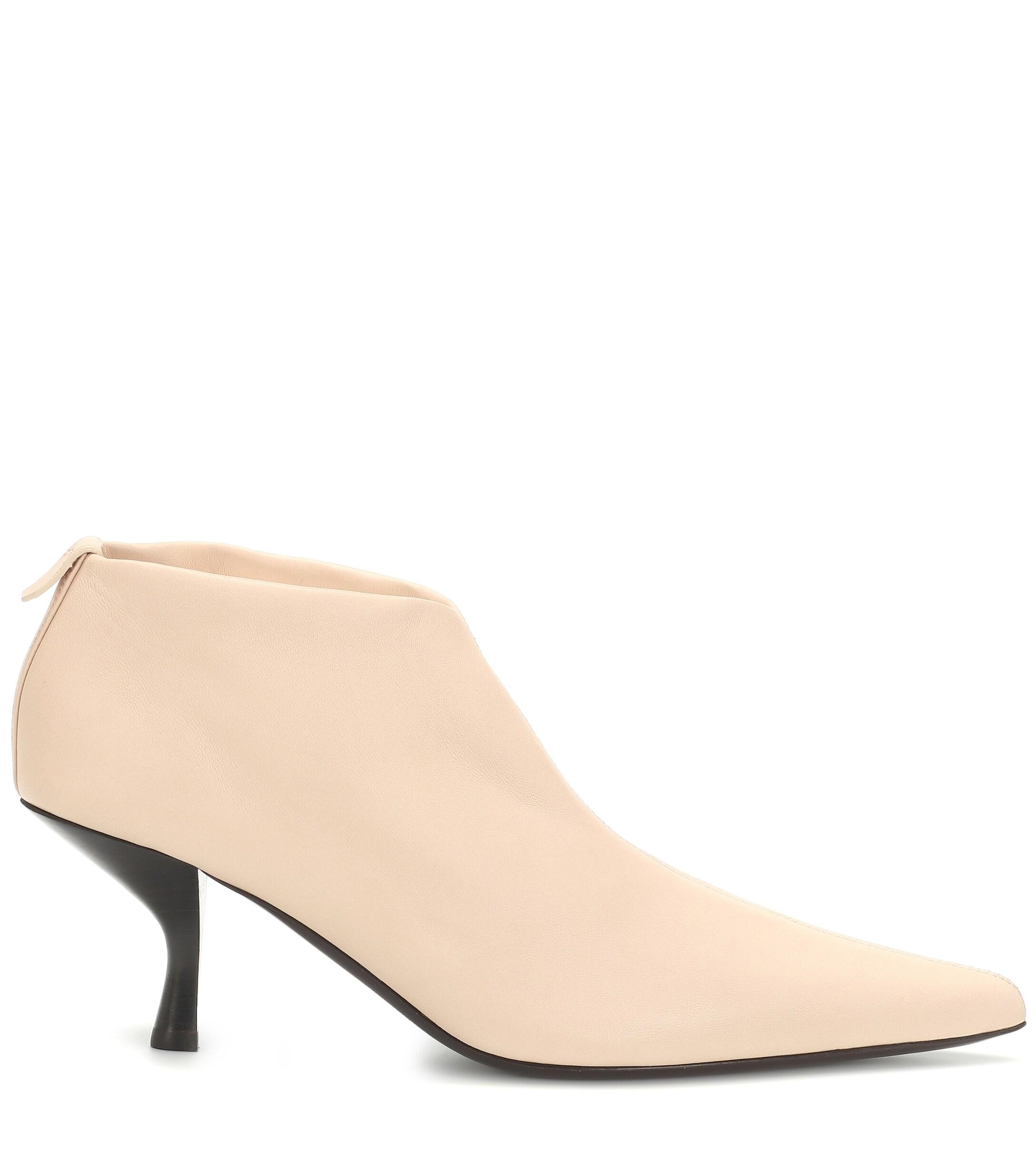 the row bourgeoise leather ankle boots