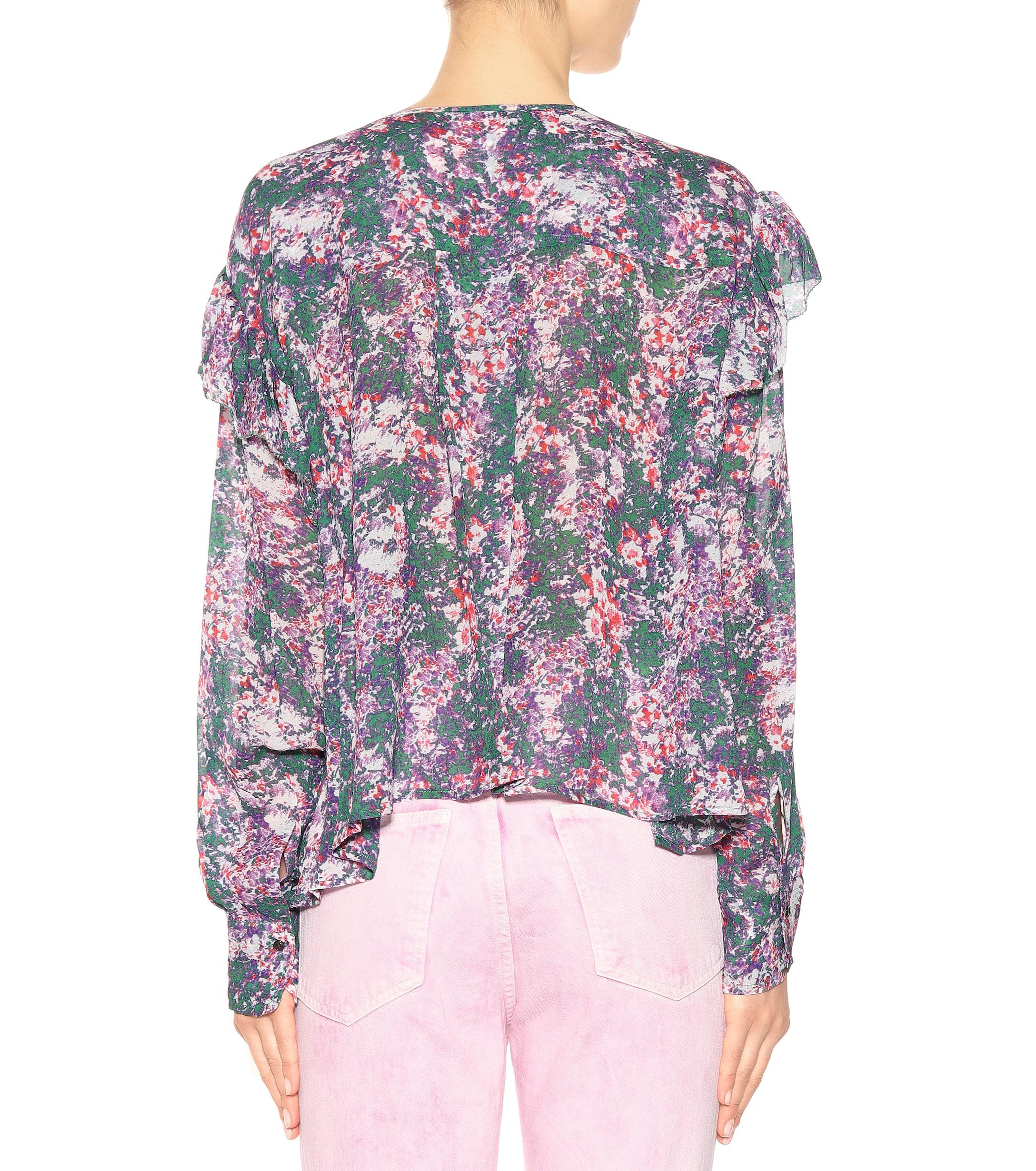 isabel marant etoile violette blouse