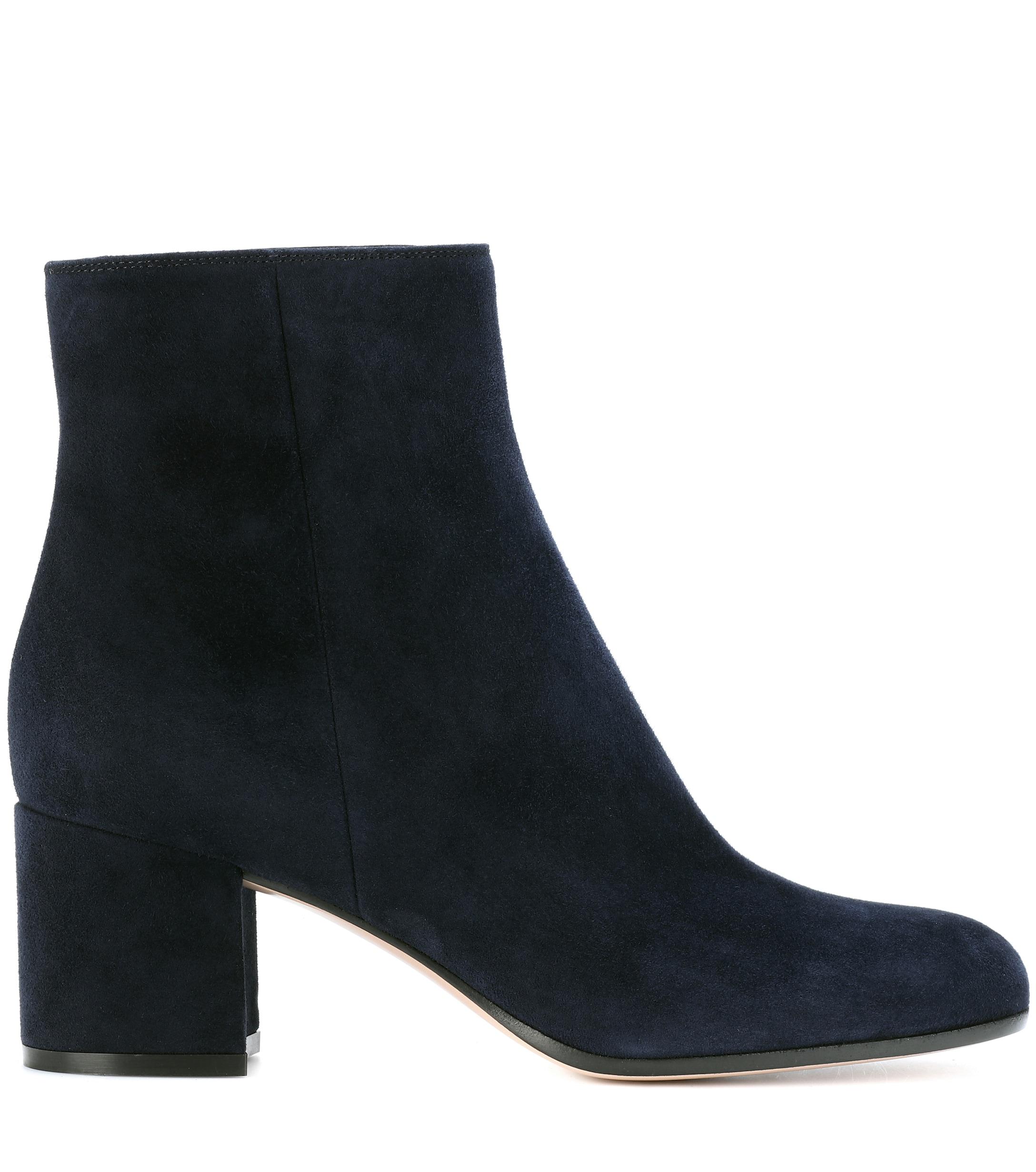 gianvito rossi margaux 65 suede ankle boots