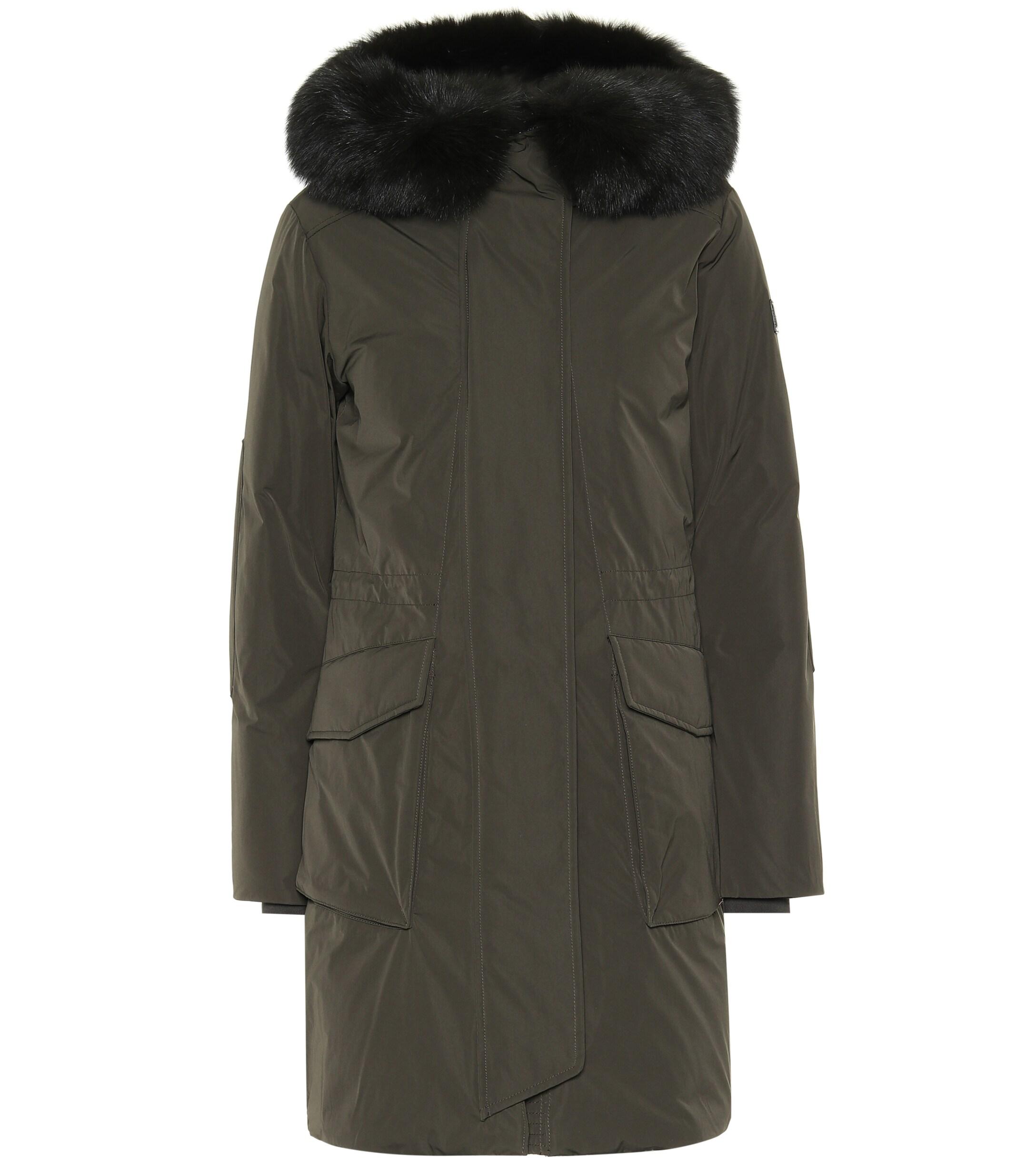 Woolrich W's Military Down Parka in Green - Lyst