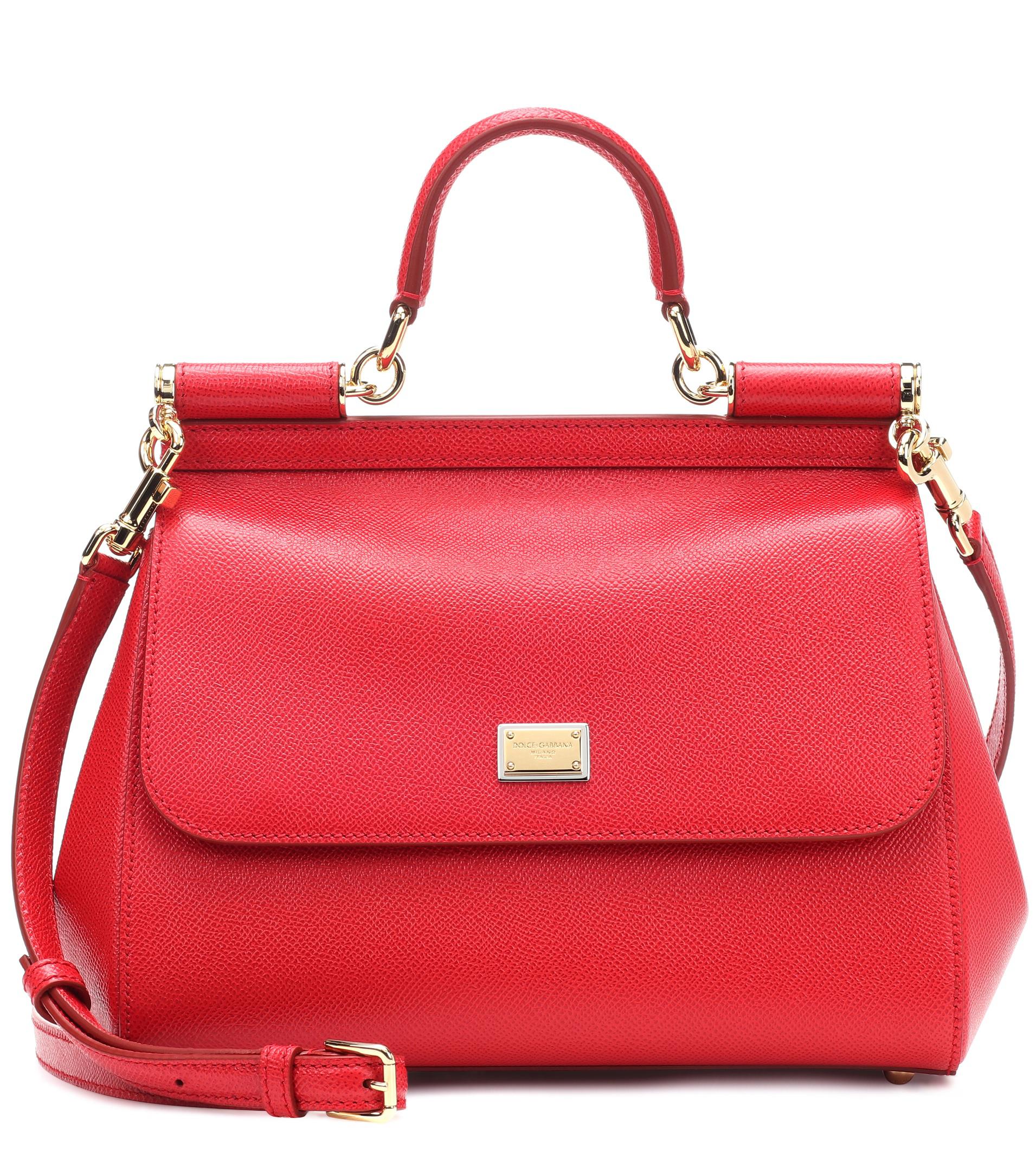 Lyst - Dolce & Gabbana Miss Sicily Medium Leather Shoulder Bag in ...