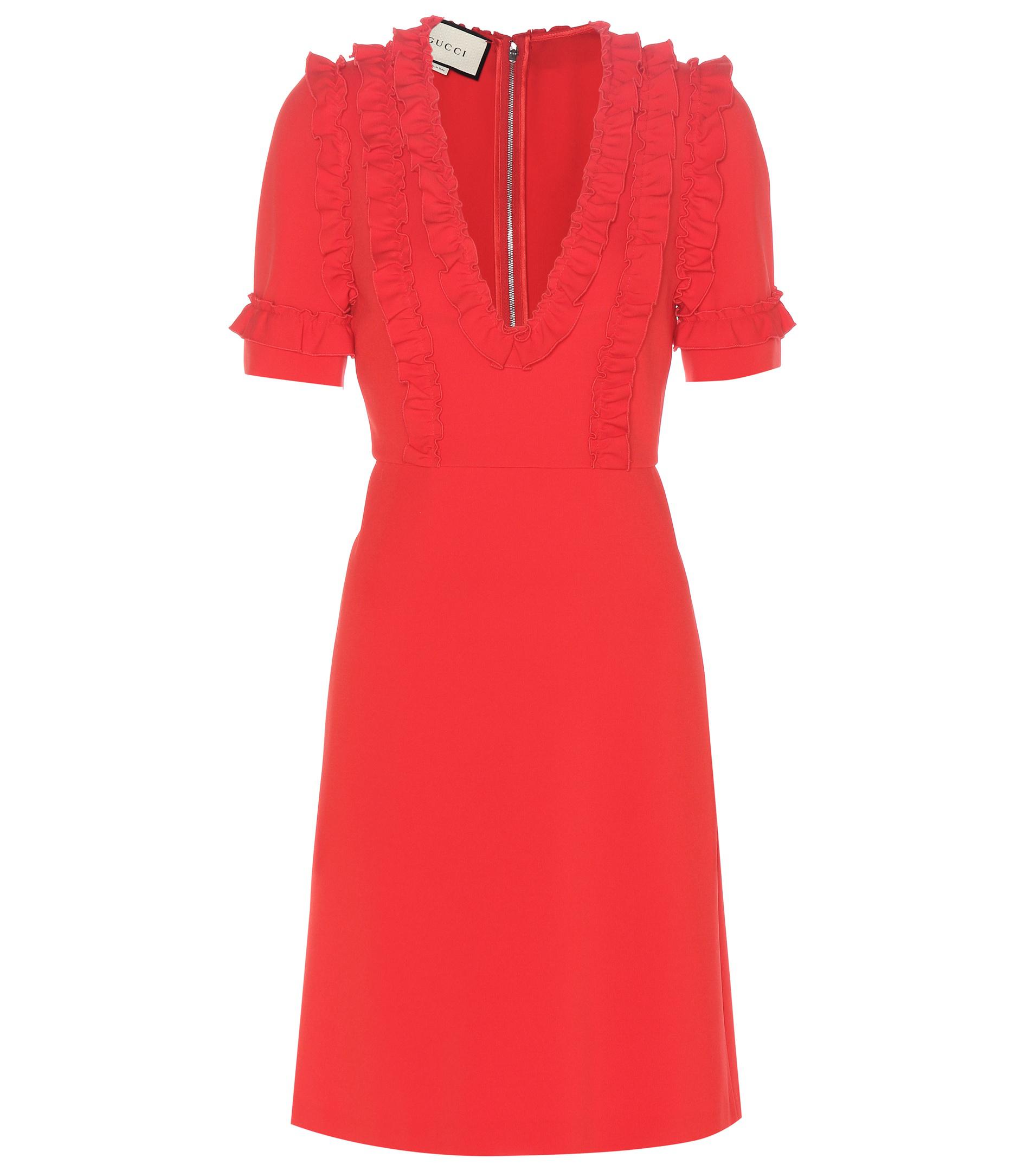 gucci red gown
