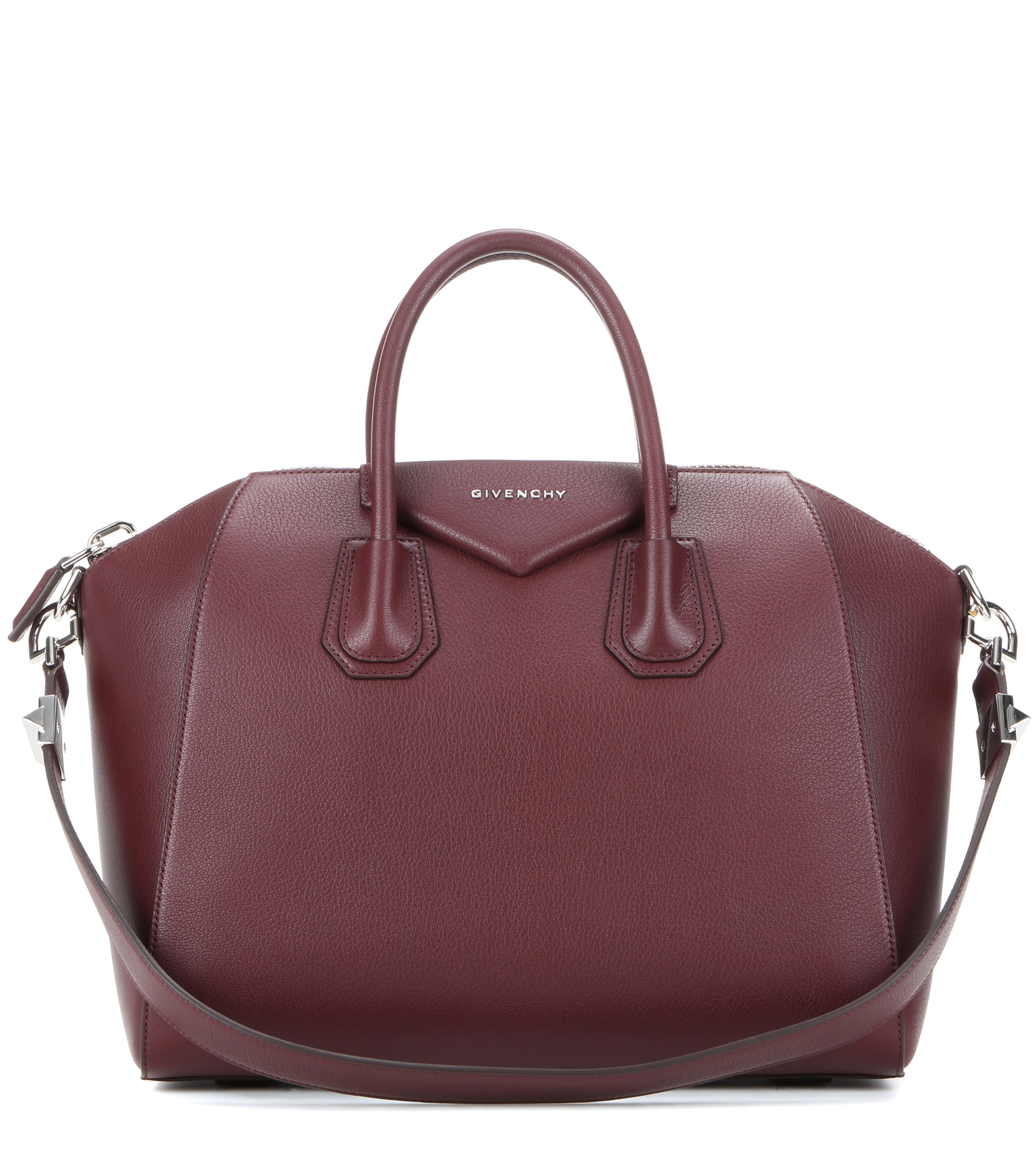 Givenchy Antigona Medium Leather Tote in Red | Lyst