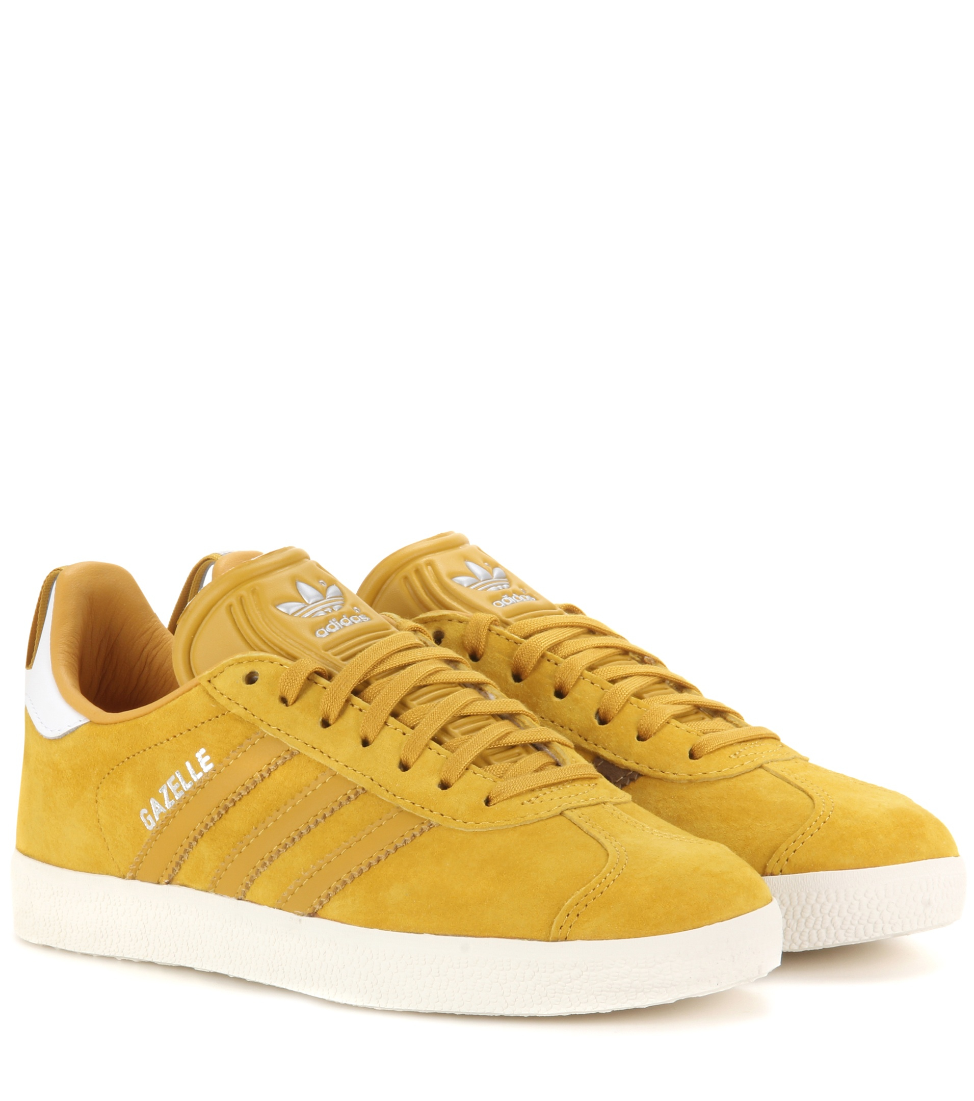 Lyst Adidas Originals Gazelle Suede Sneakers In Yellow