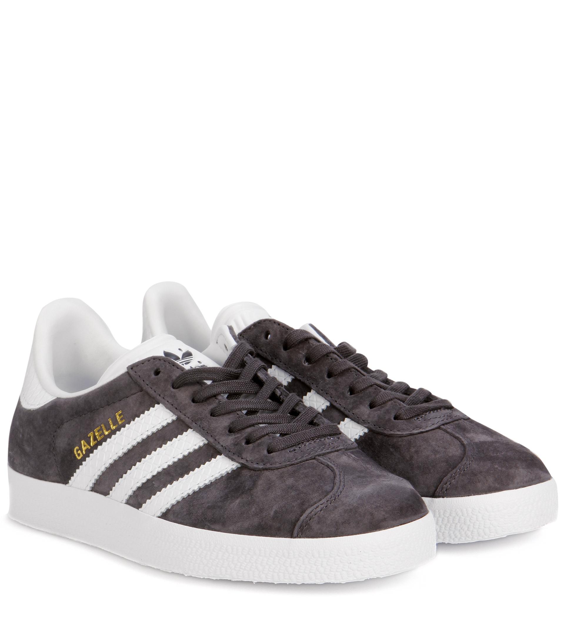 Adidas originals Gazelle Suede Sneakers in Gray Lyst