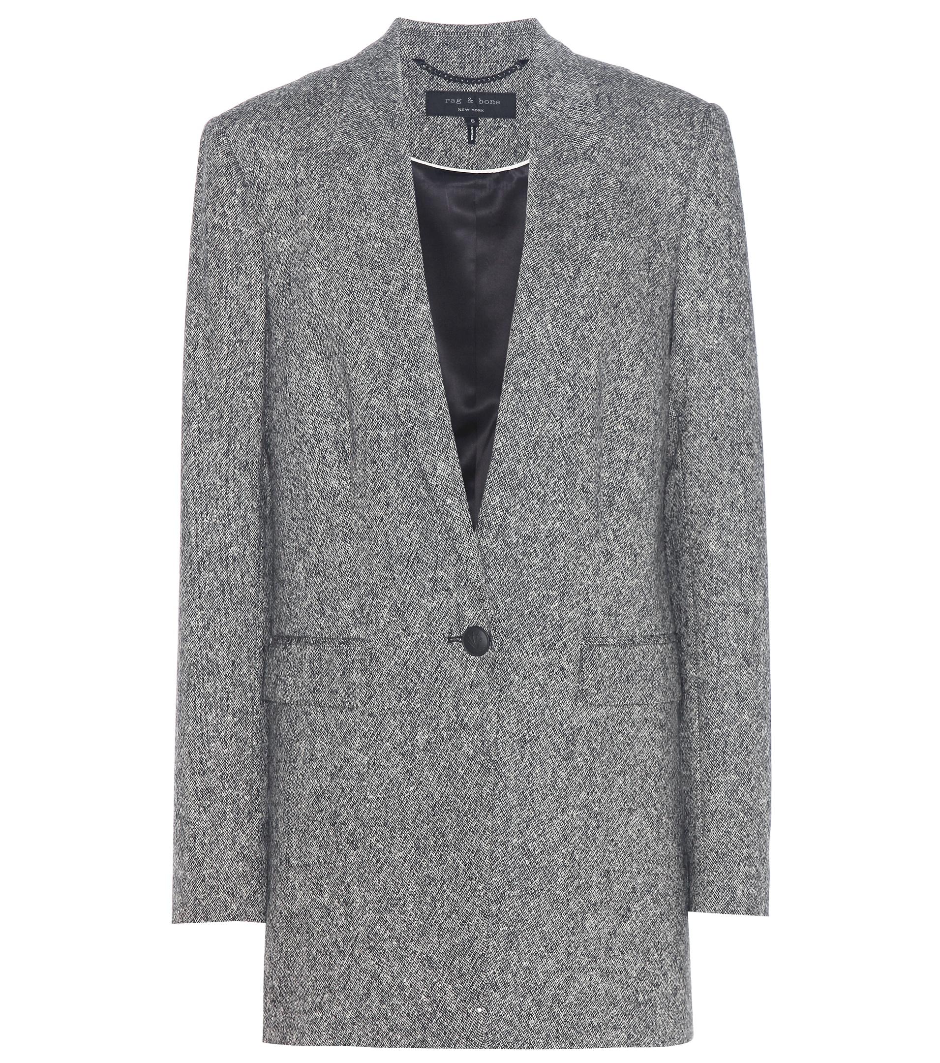 Lyst - Rag & Bone Ronin Tweed Wool Blazer in Gray