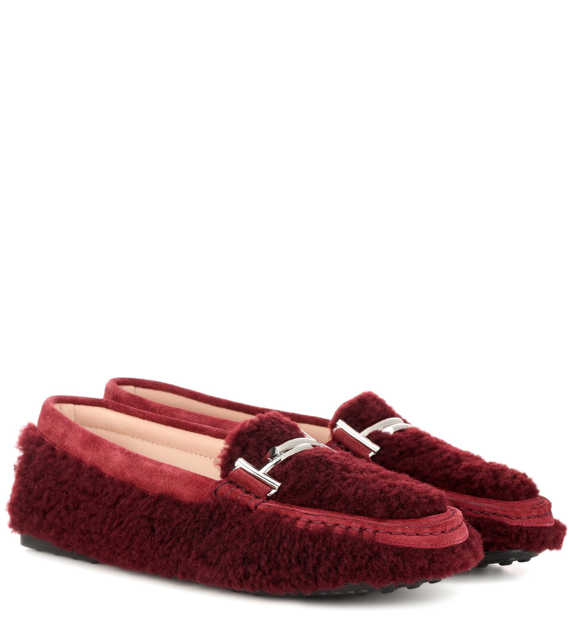 tod's double t quilted loafers