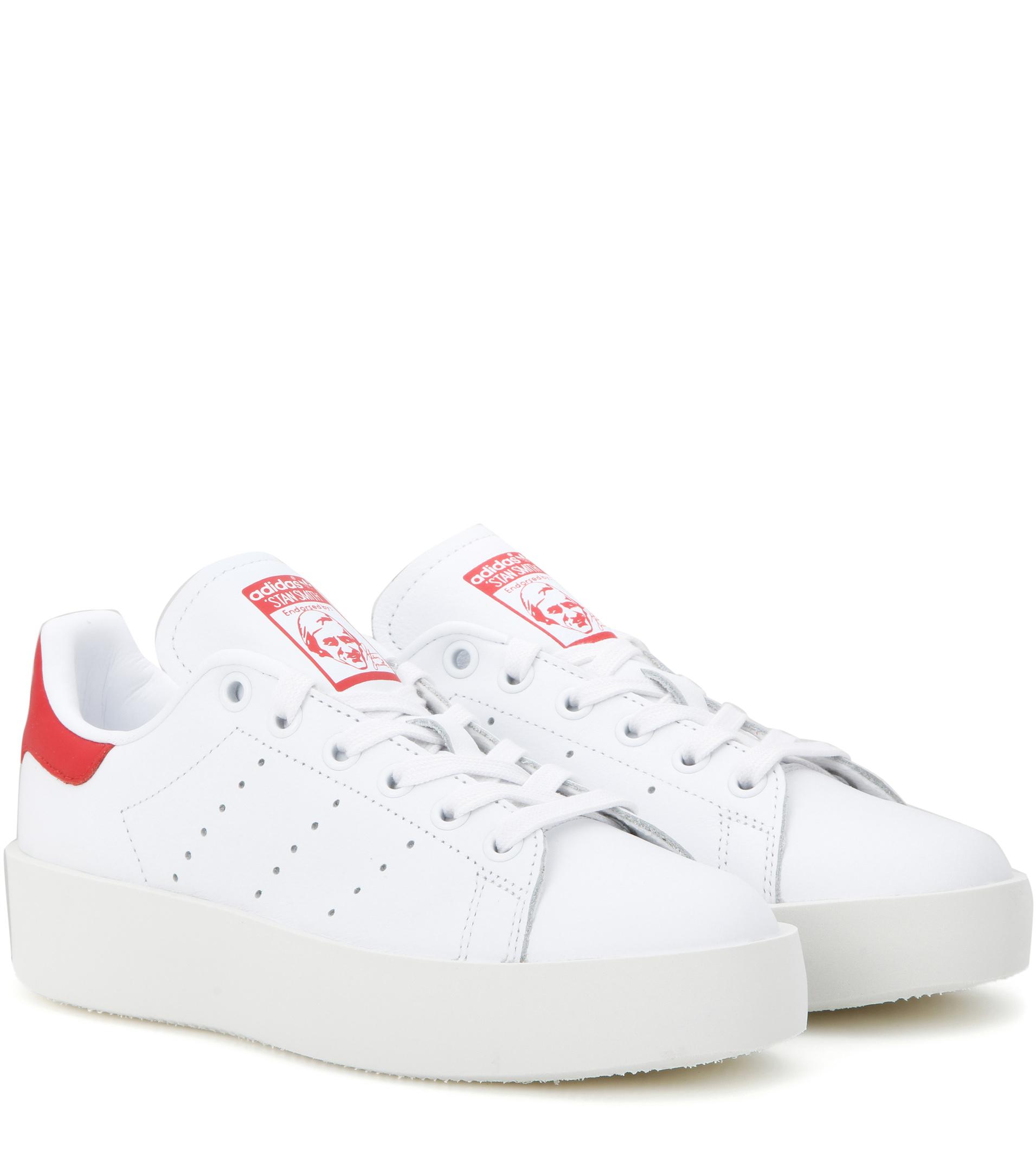 adidas red heart stan smith