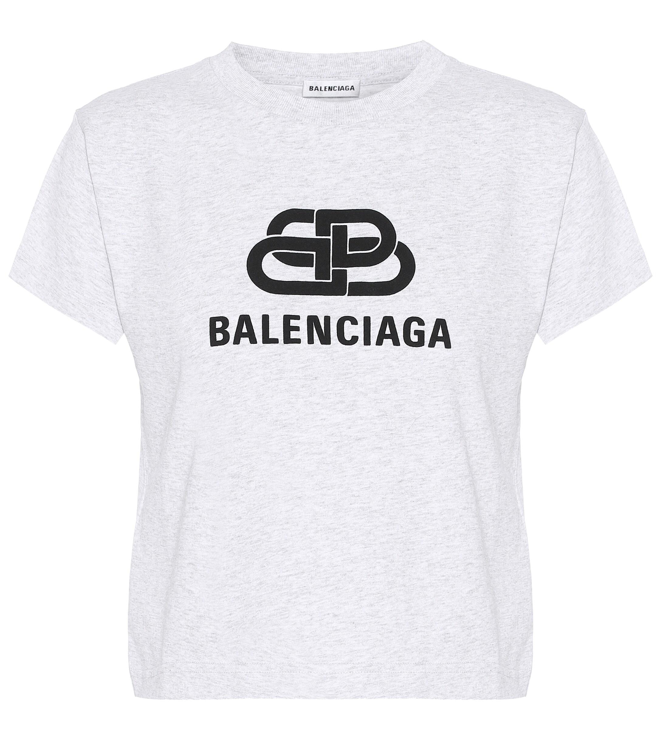 balenciaga logo t shirt