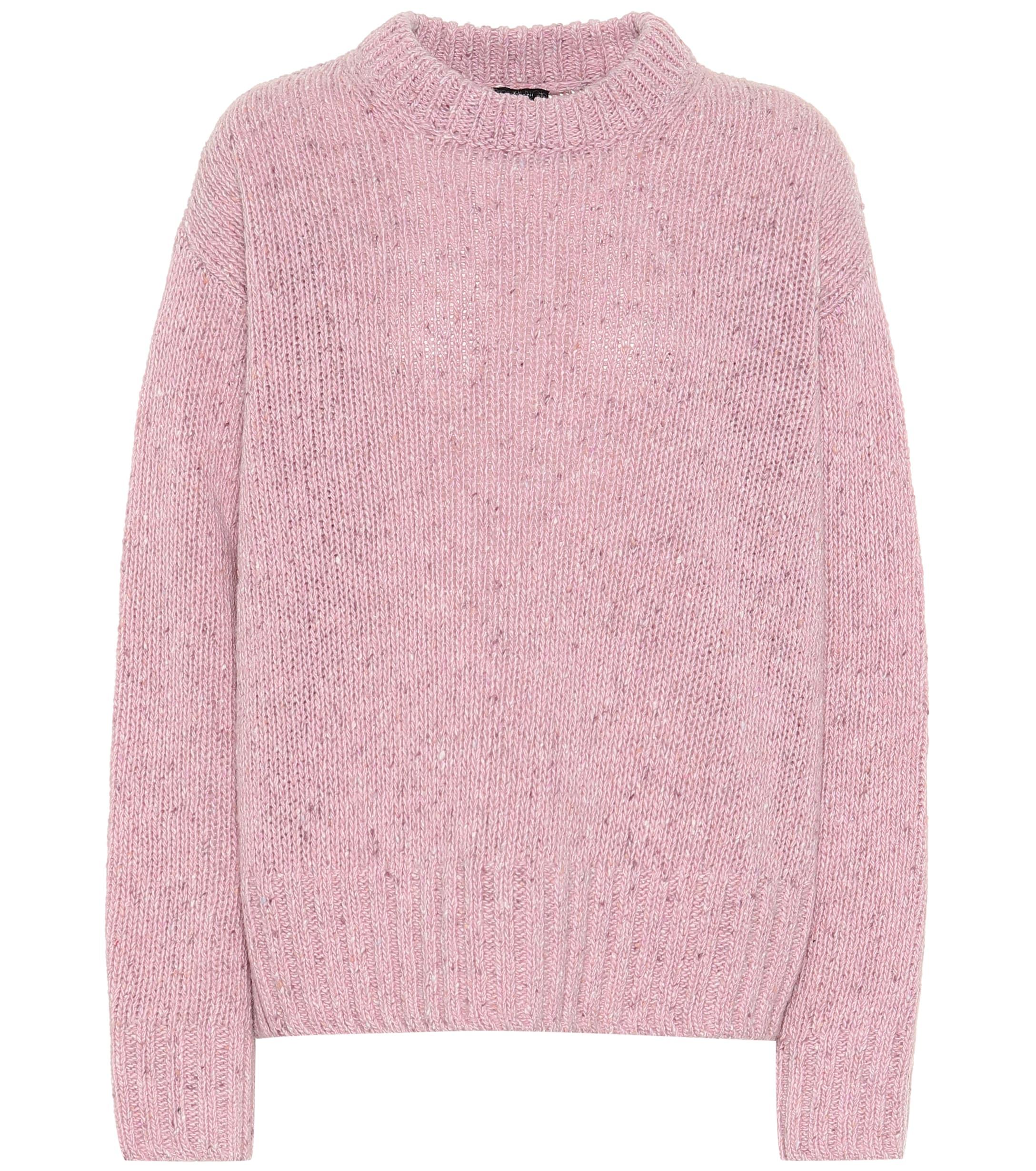 JOSEPH Wool Sweater in Pink - Lyst