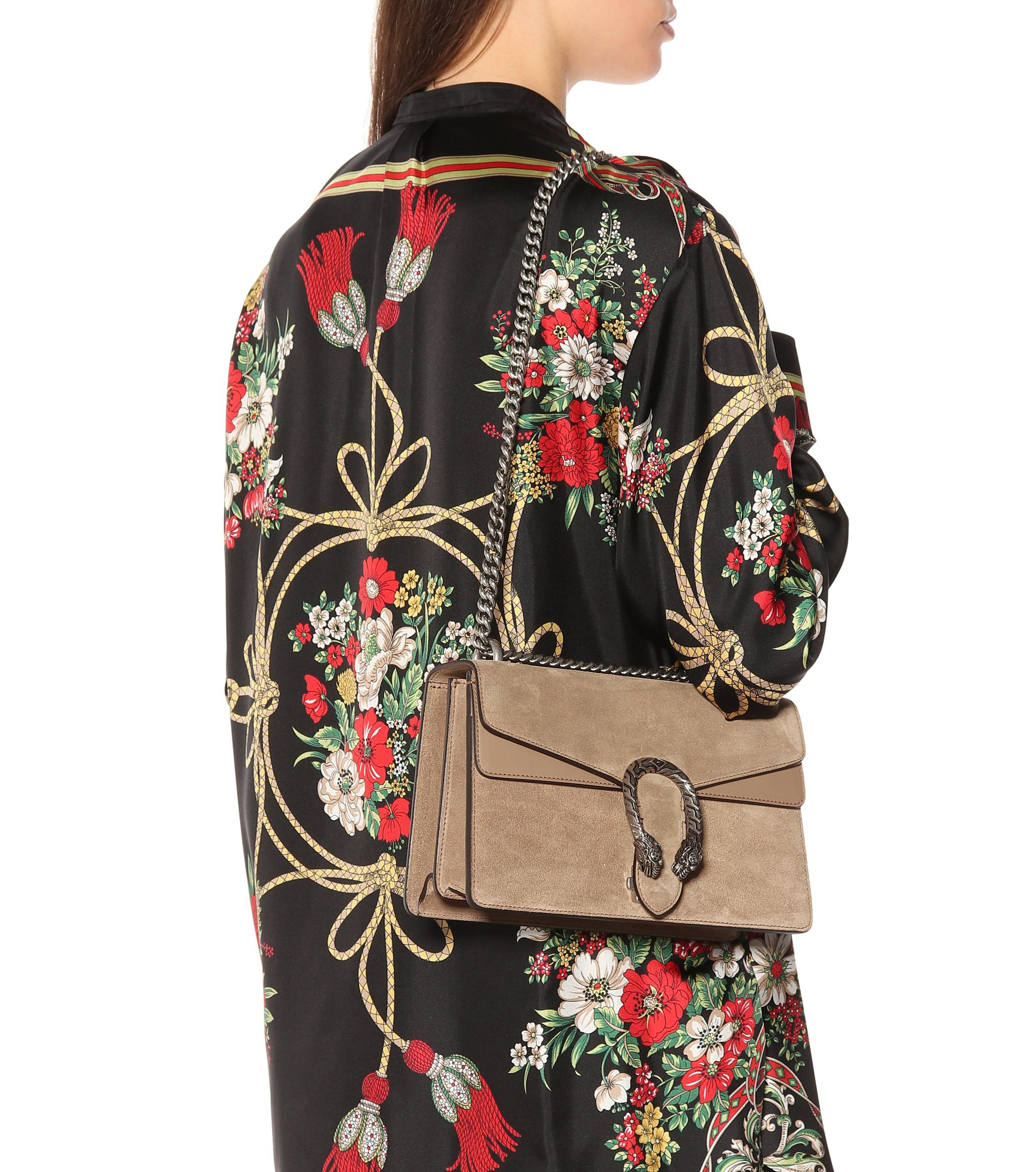 Gucci Dionysus Small Suede Shoulder Bag