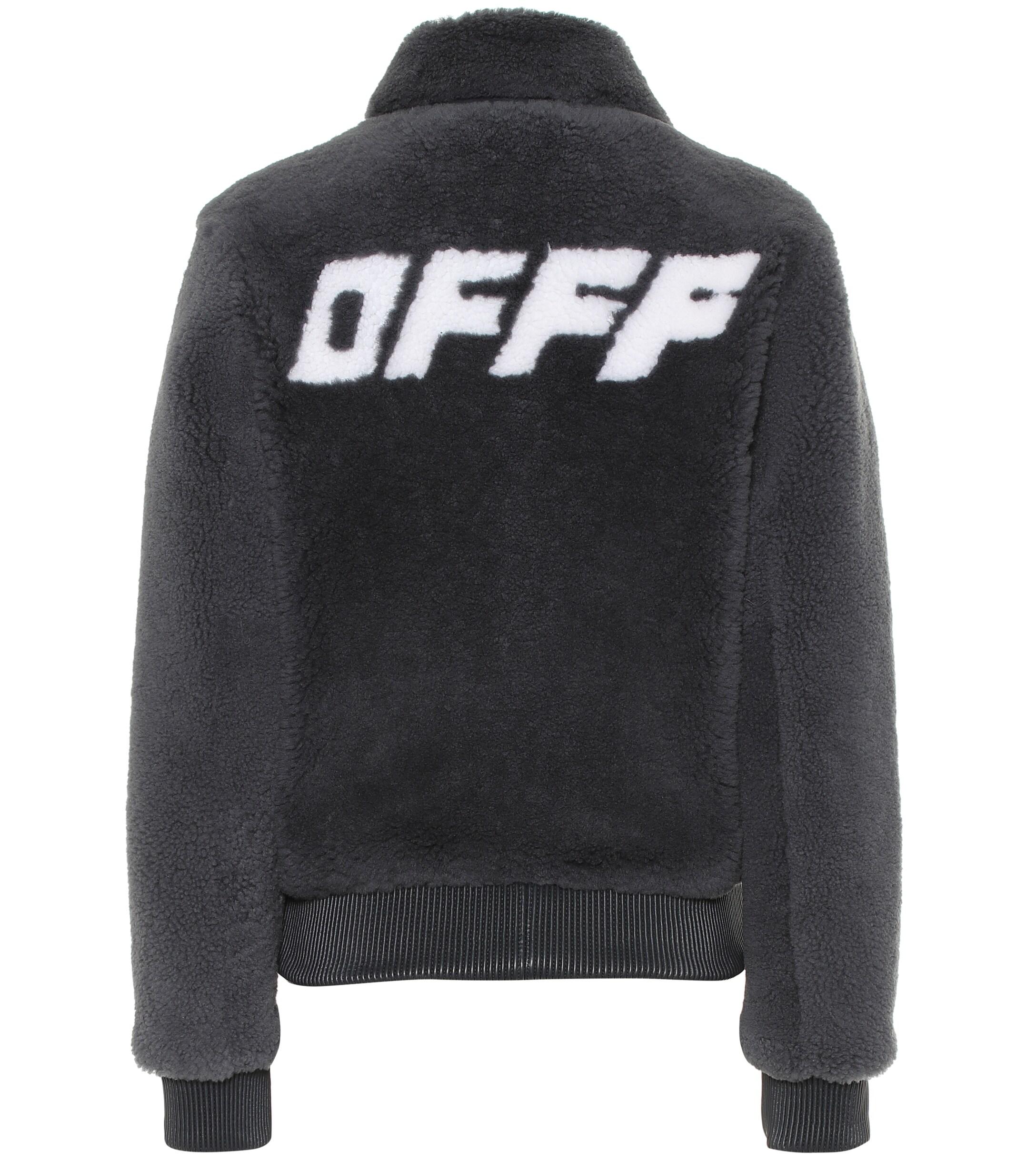 off white shearling jacket