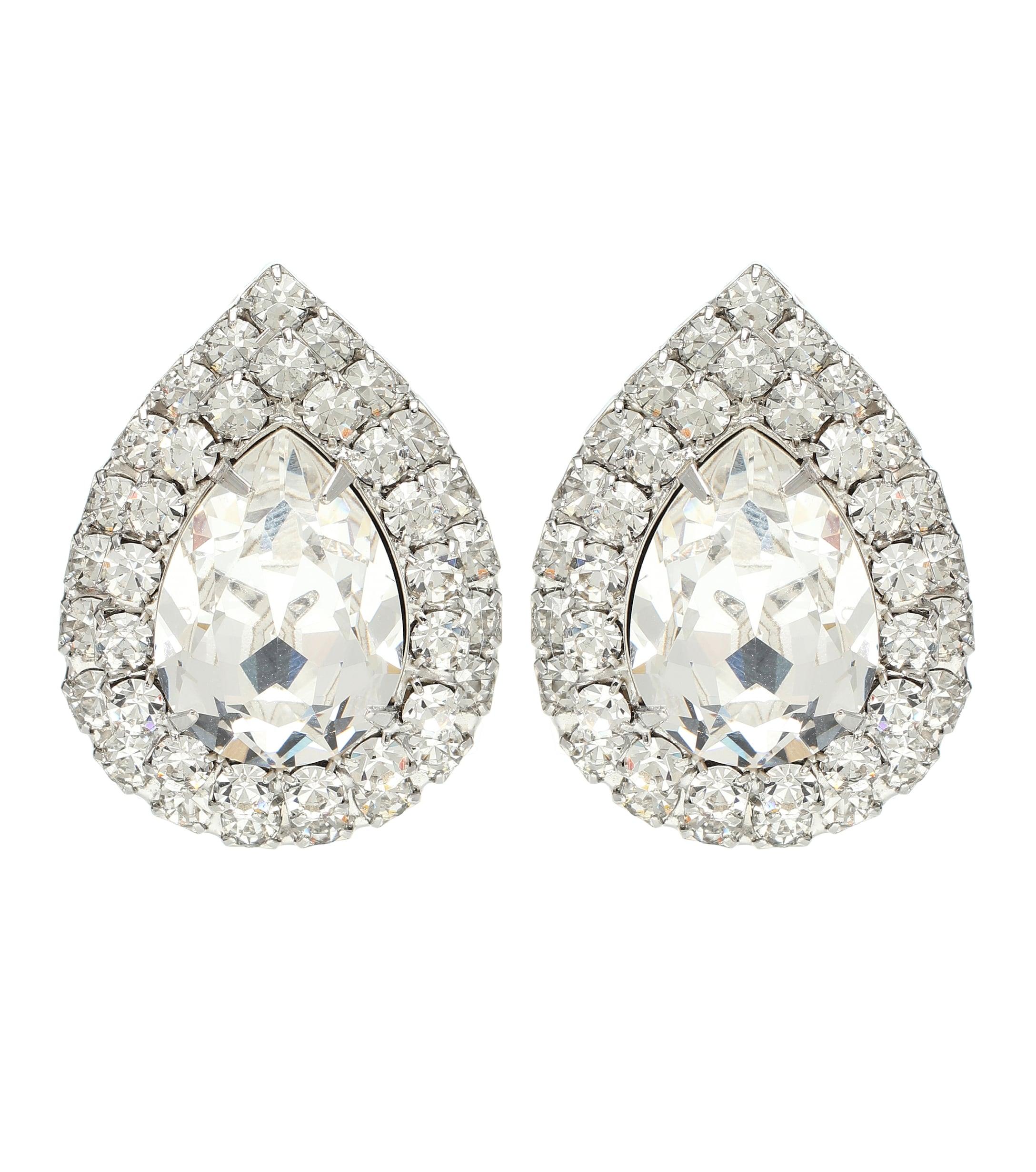 Jennifer Behr Charmaine Crystal Earrings in Silver (Metallic) Lyst