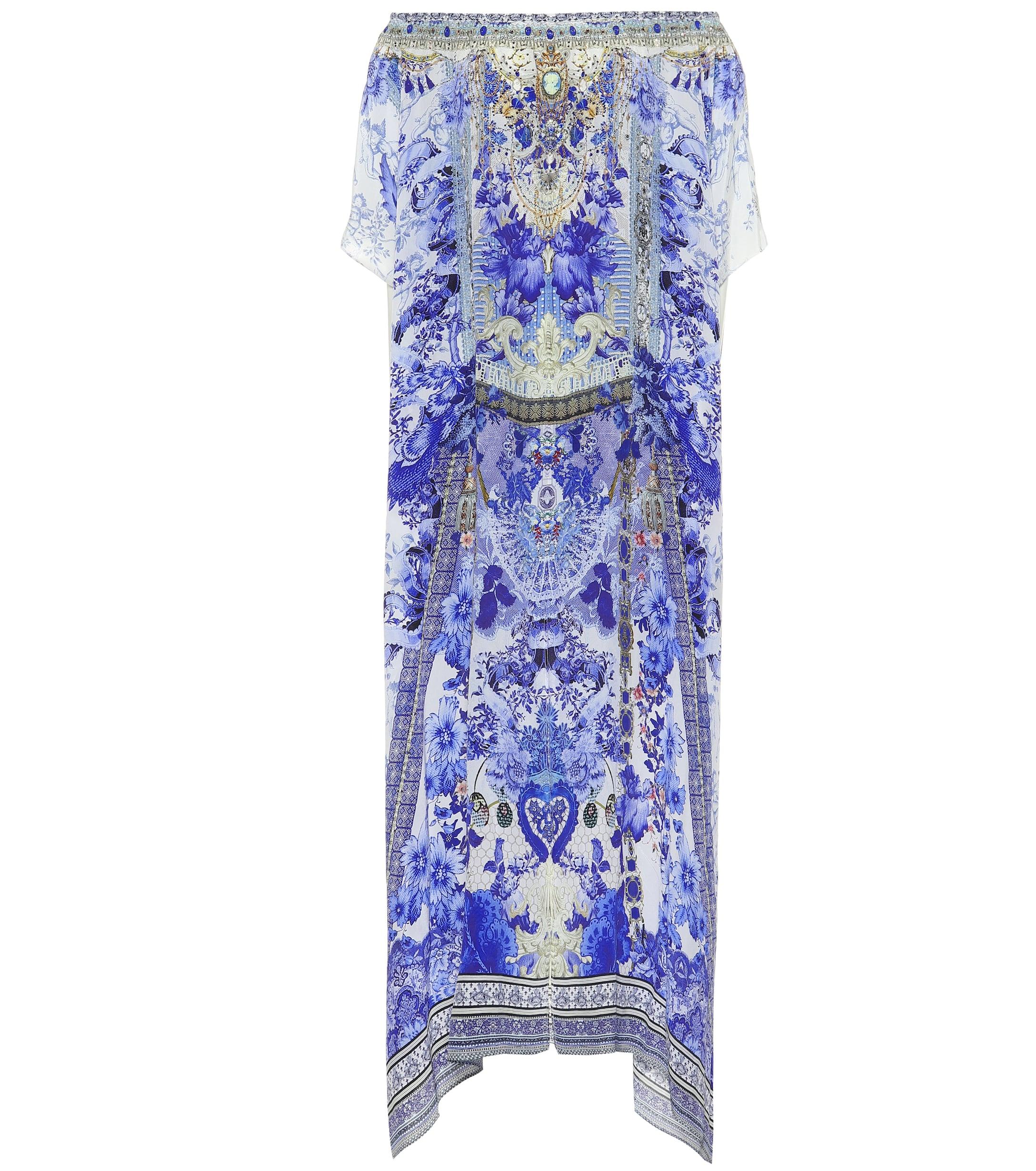 blue camilla kaftan