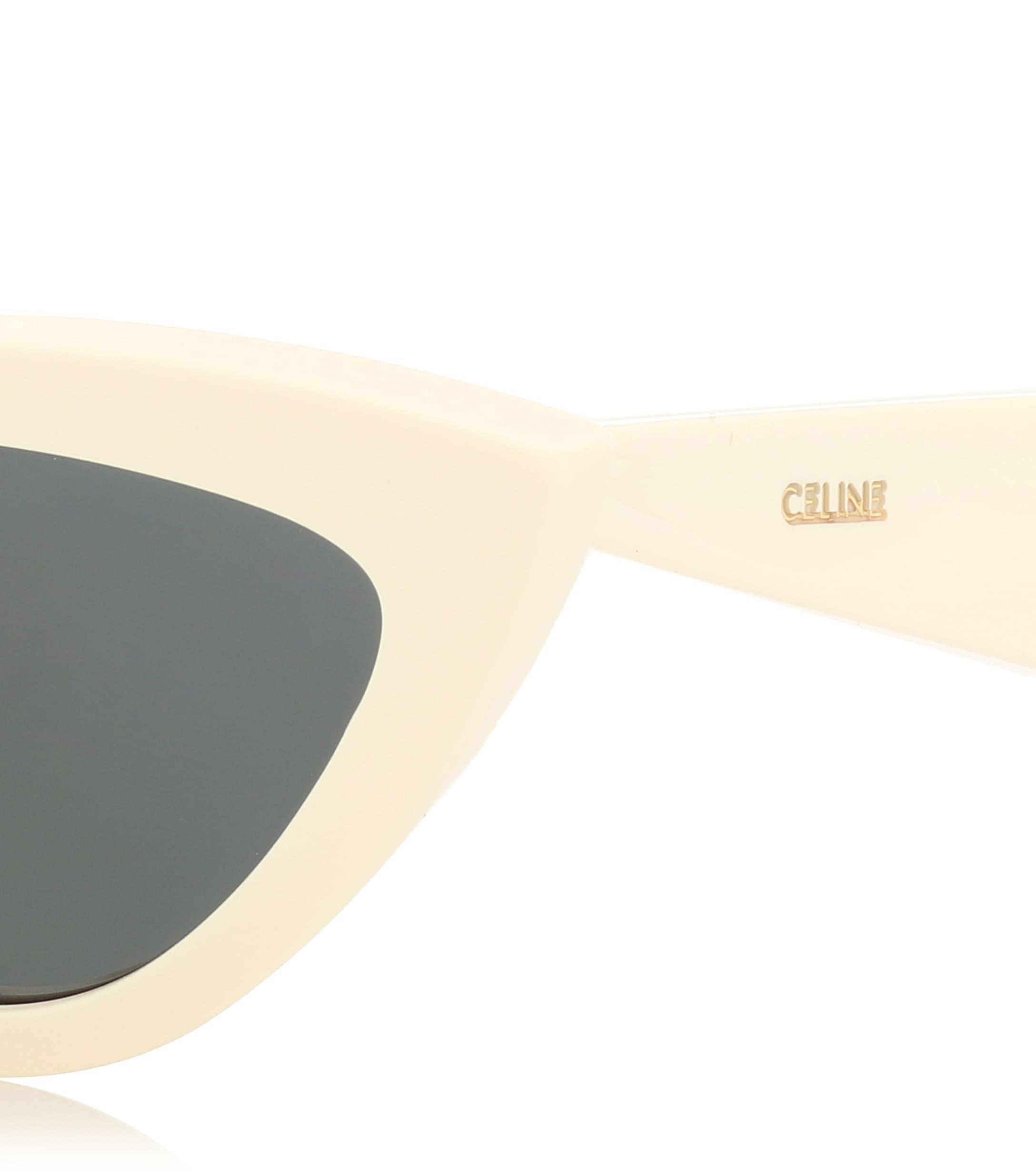 celine cat eye white