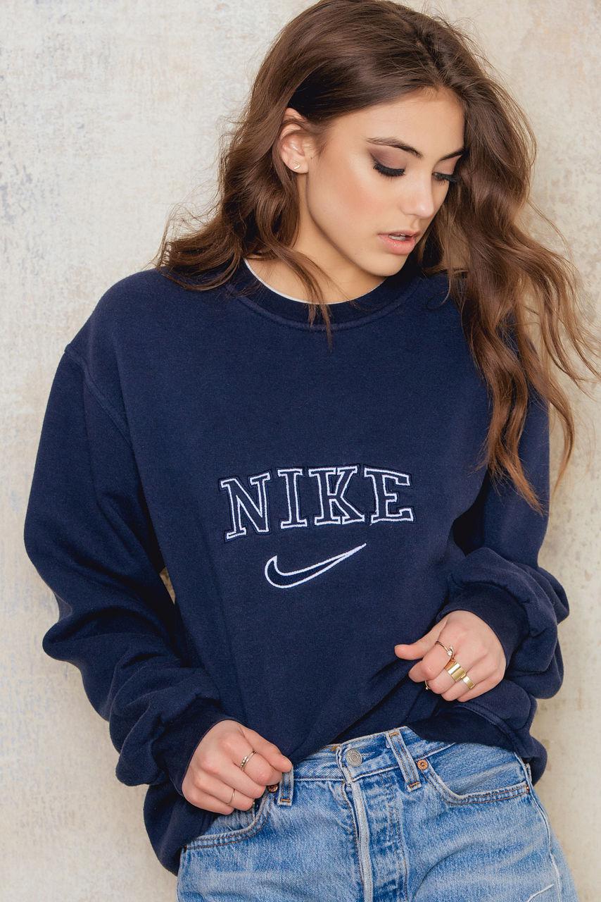 NA,KD Blue Nike Vintage Sweatshirt