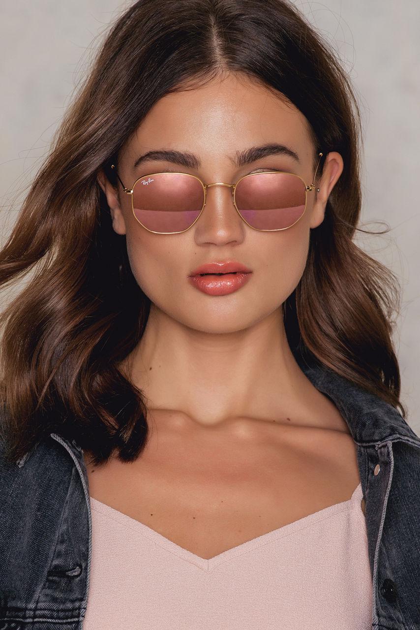 Lyst Rayban Hexagonal Flat Lenses Save 12