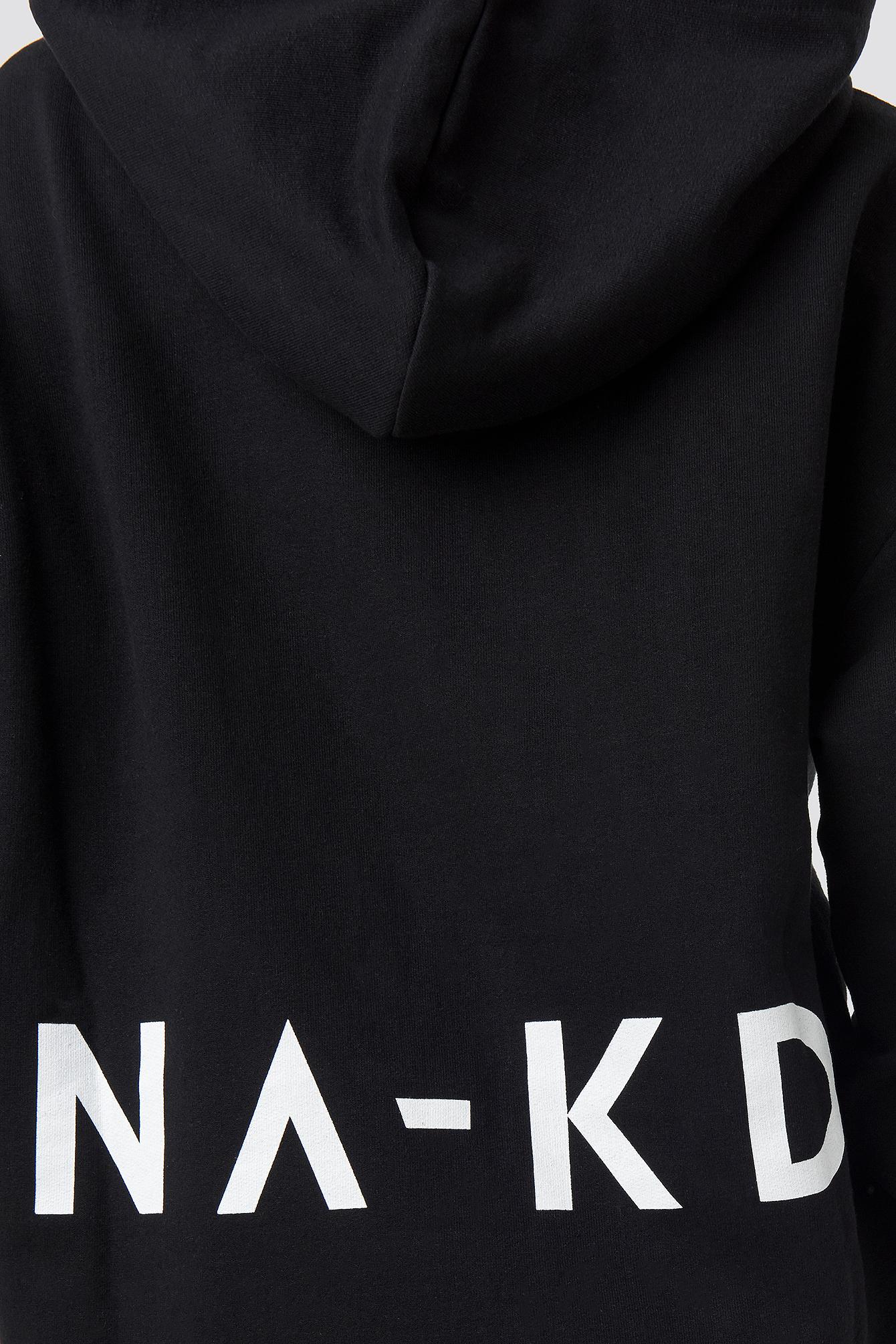 Na-kd logo hoodie in white | ASOS