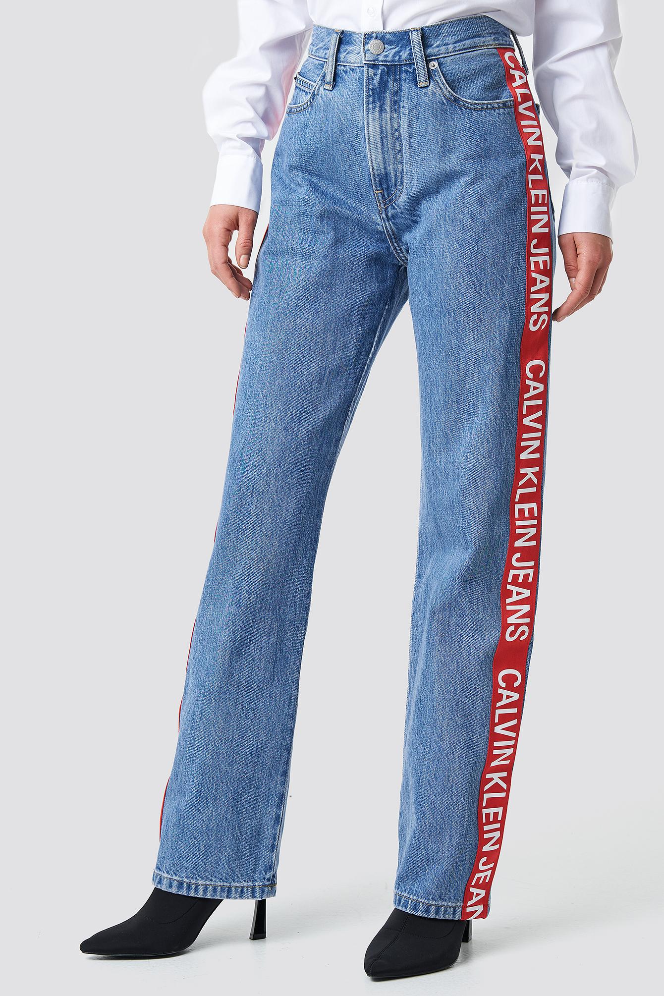 ckj 035 straight taped jeans