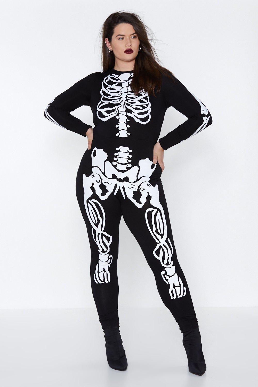 skeleton jumpsuit womens