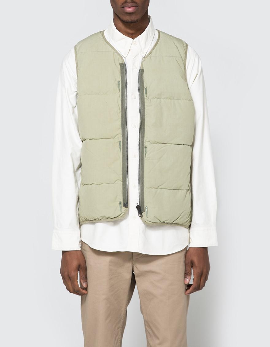 Lyst - Visvim Kuba Down Vest Reversible for Men