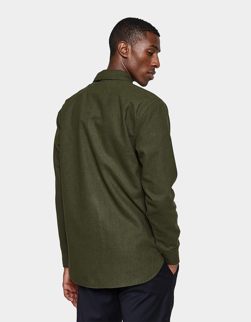 mens army green shirt