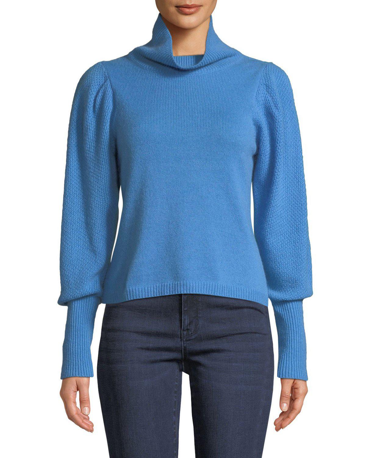 Lyst - Diane von Furstenberg Beatrice Wool-cashmere Turtleneck Sweater ...