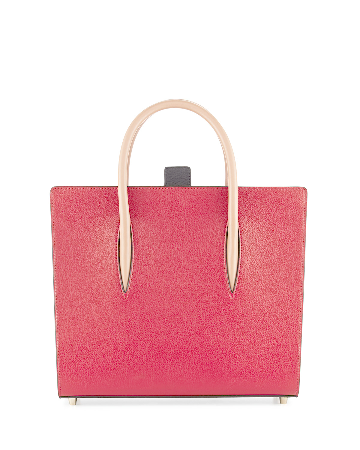 Christian louboutin Paloma Medium Triple-gusset Tote Bag in Red | Lyst