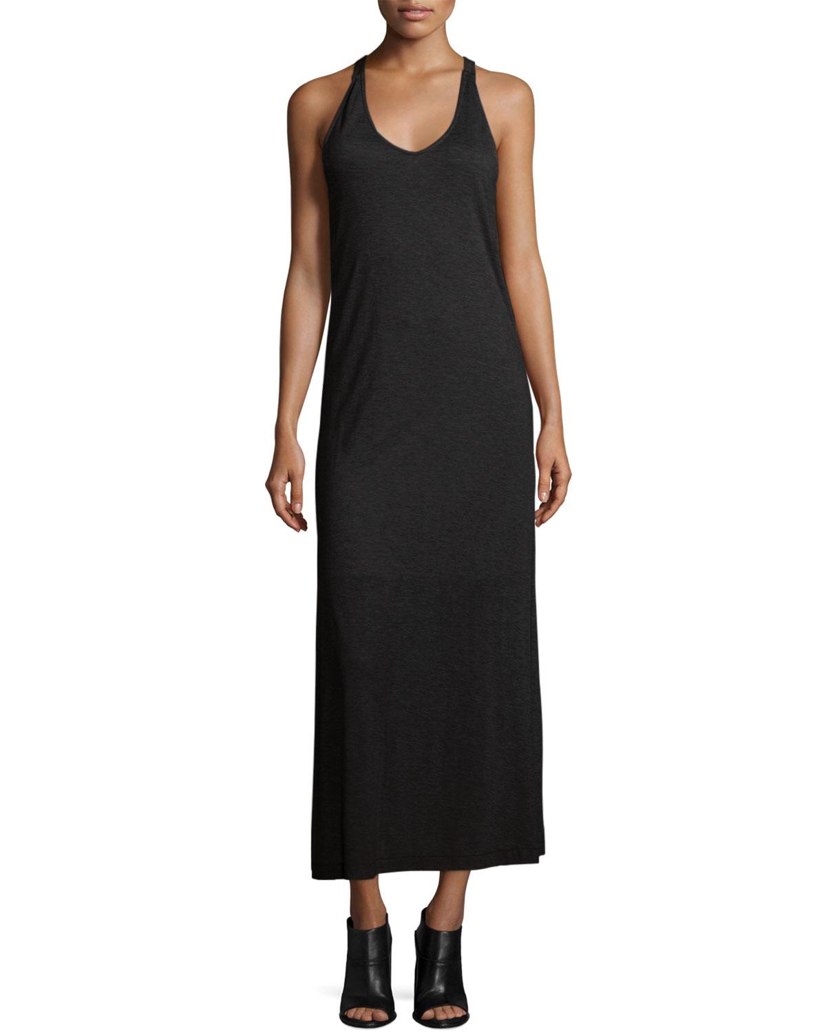 Lyst - Rag & Bone Malibu Sleeveless Knit Maxi Dress in Black