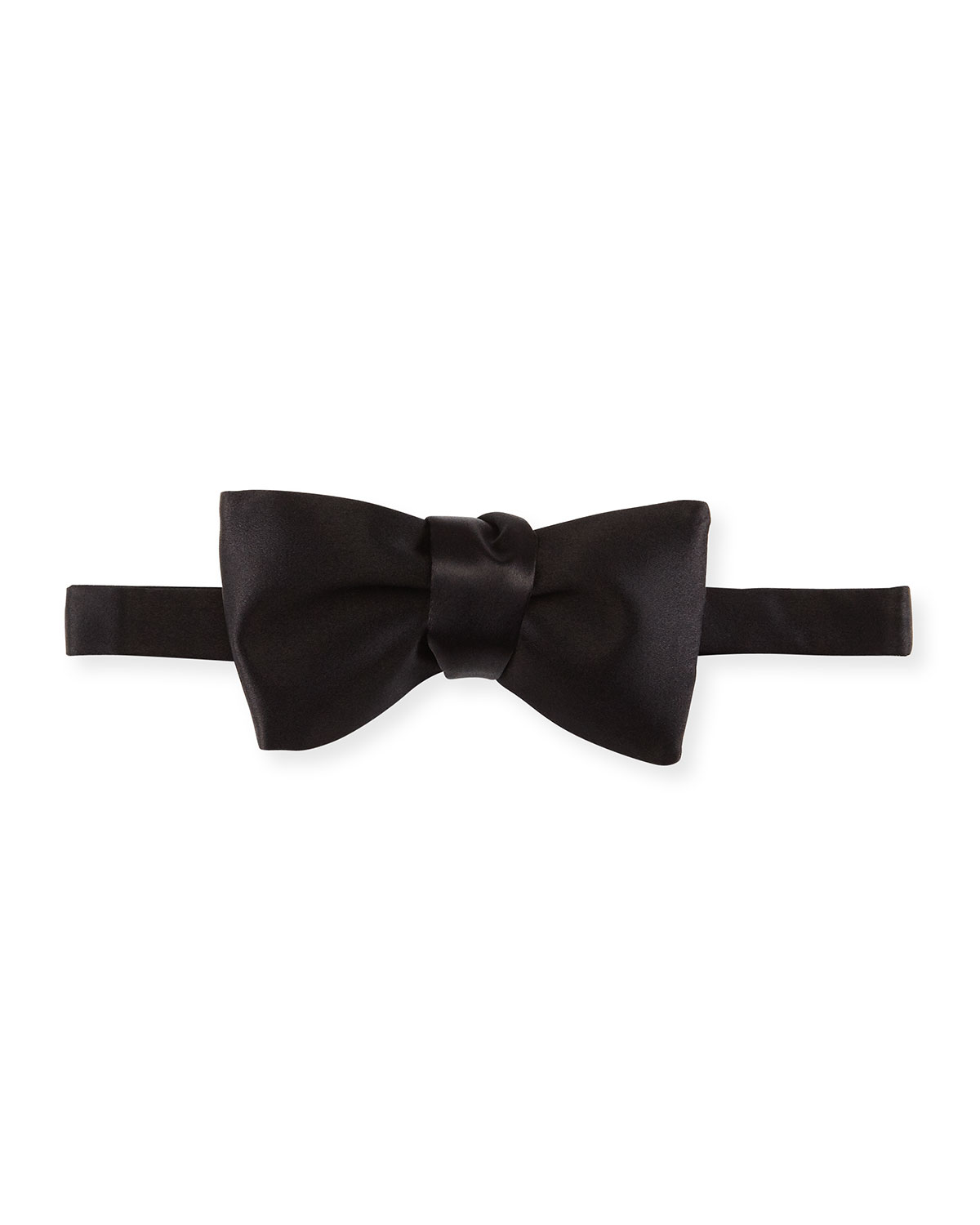 Tom ford black satin bow tie #5