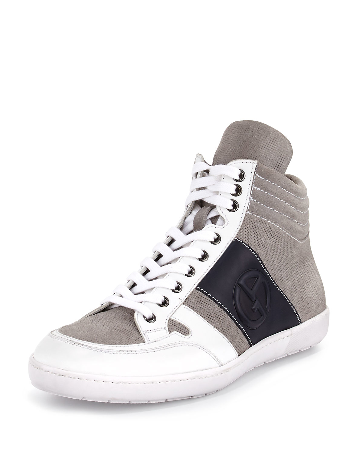 mens armani high tops