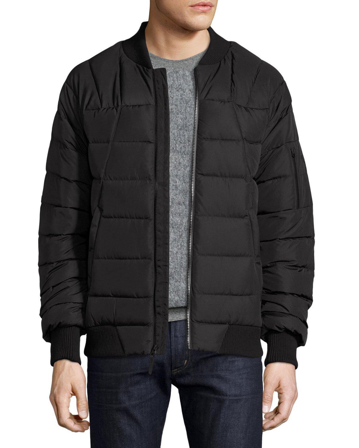 The north face Kanatak Bomber Jacket in Black for Men | Lyst