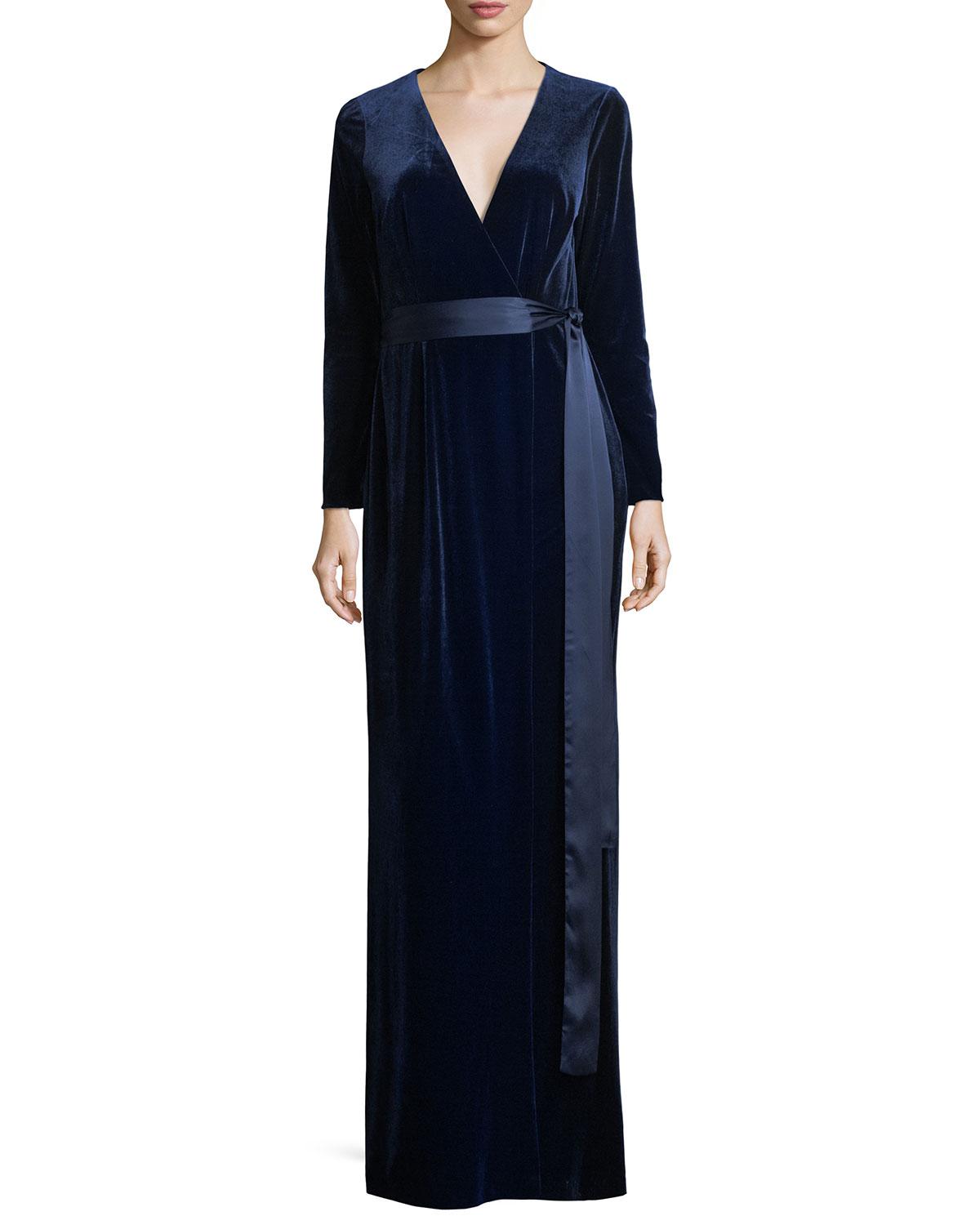 aidan mattox blue gown