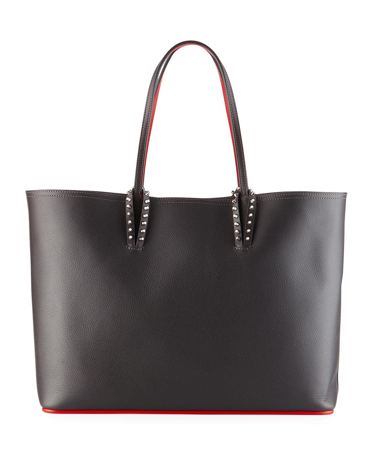 Christian Louboutin Cabata East-west Leather Tote Bag in Black - Lyst