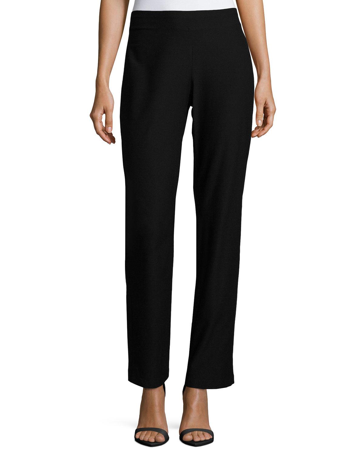 black crepe pants