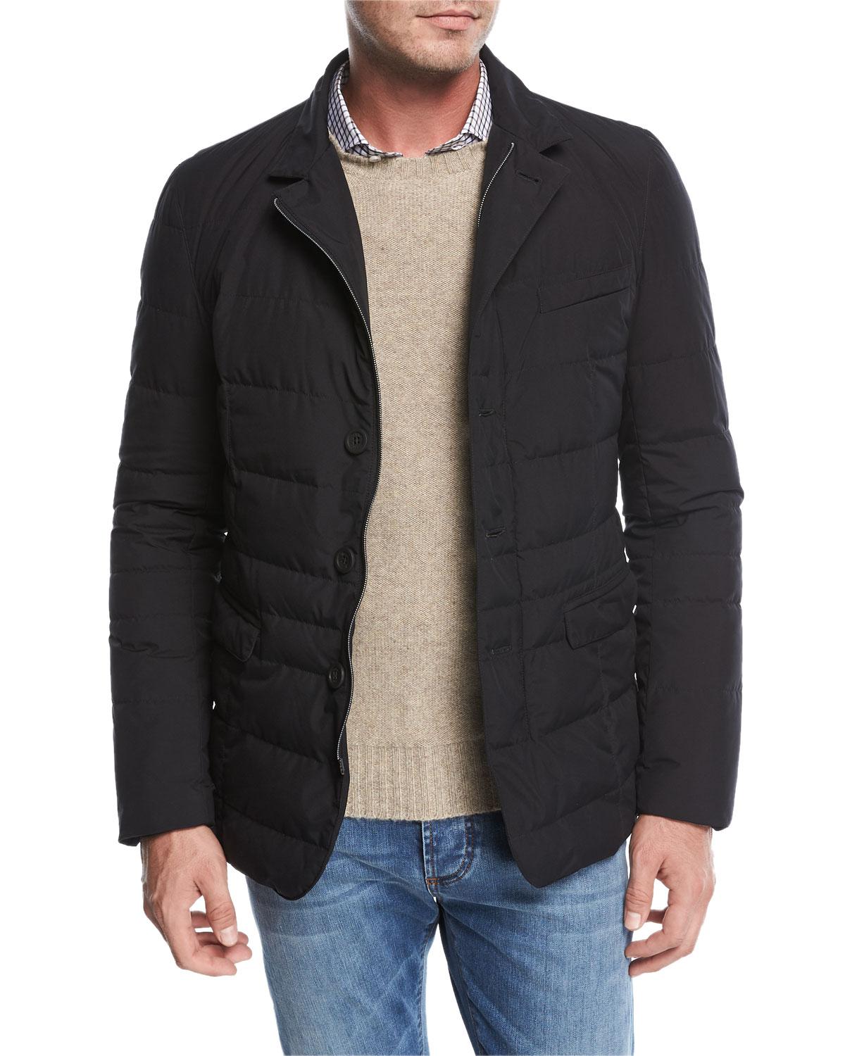 Herno Laminar City Blazer in Black for Men - Lyst