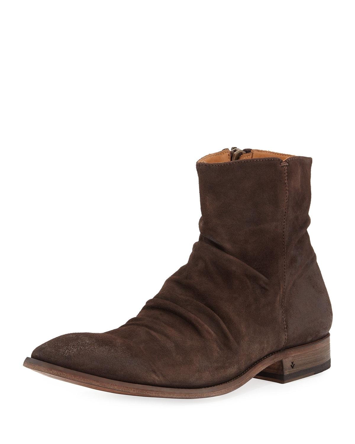 Lyst - John varvatos Morrison Sharpei Zip Boot in Brown for Men