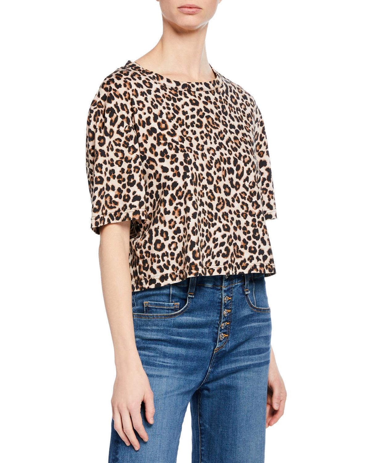 veronica beard leopard top