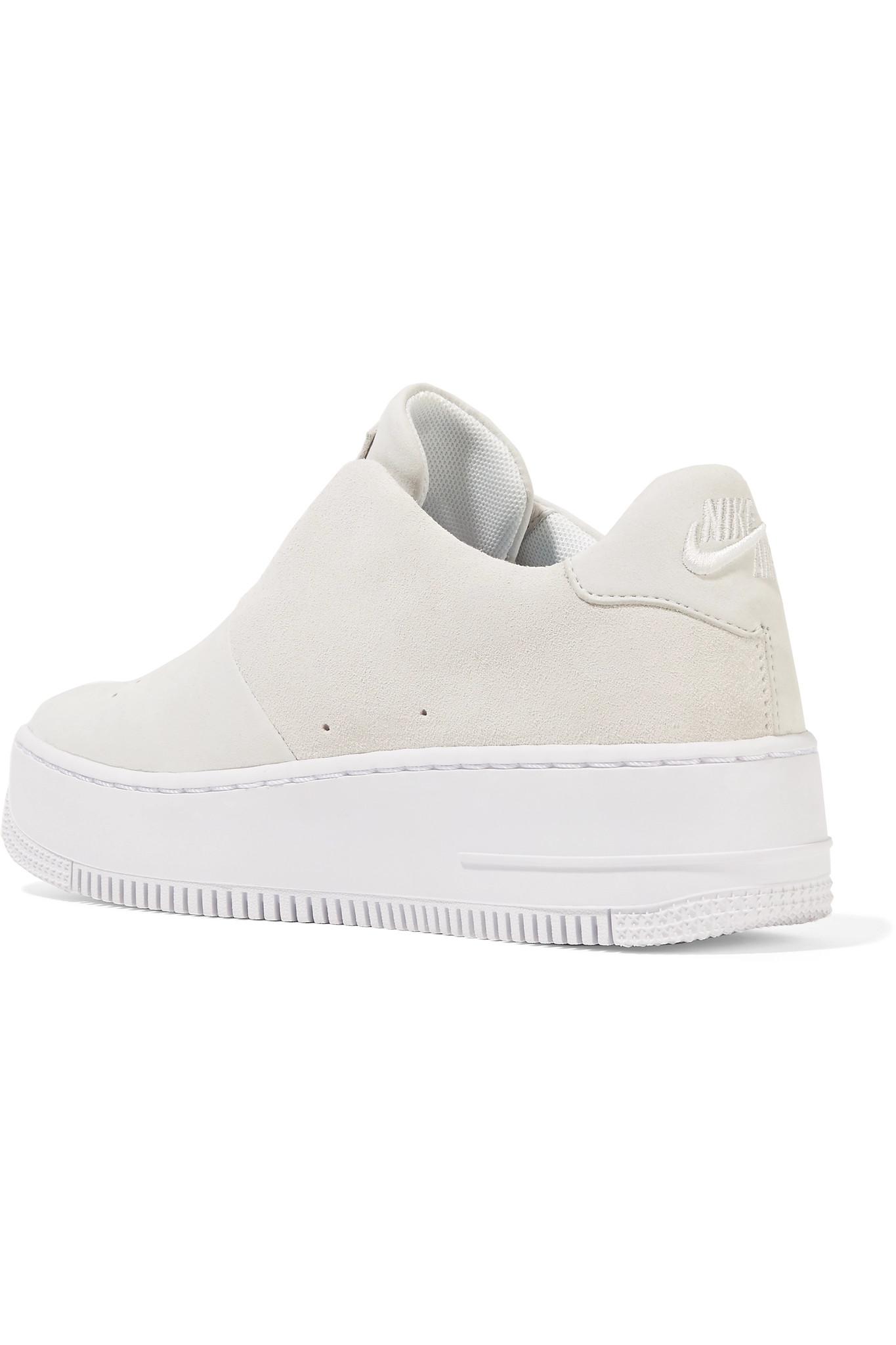 air force 1 sage suede