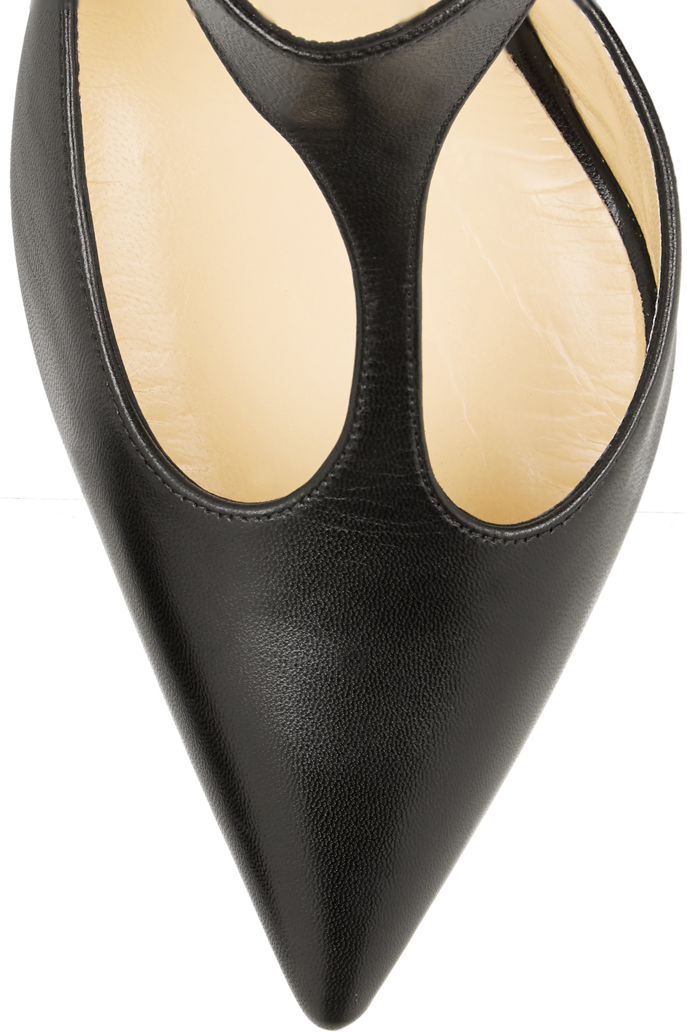christian louboutin j string 100 leather t-bar pumps christian louboutin j string 100 leather t-bar pumps