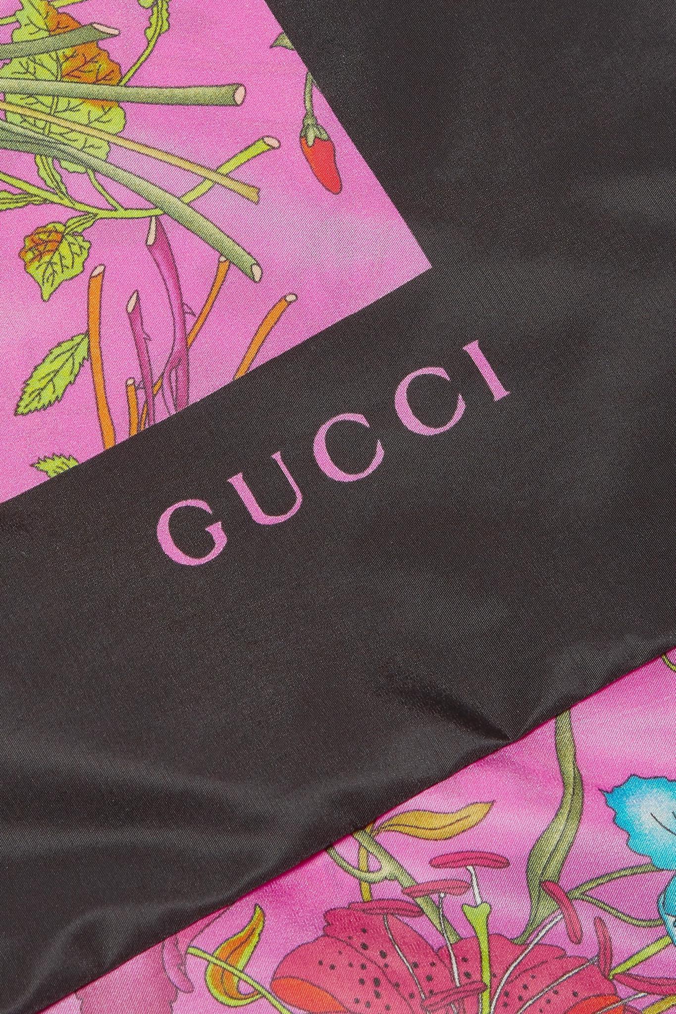 Gucci Printed Hood in Pink - Lyst
