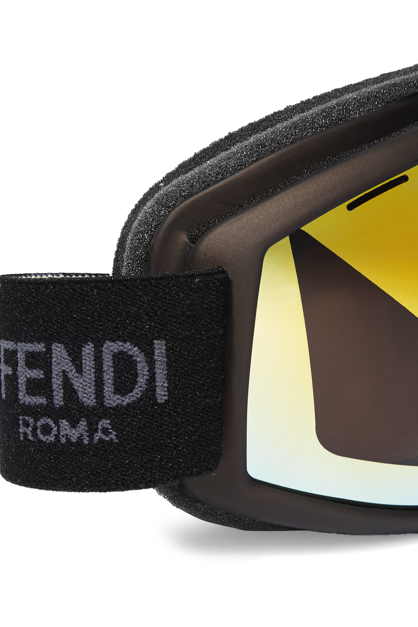 Lyst Fendi Mirrored Ski Goggles in Black