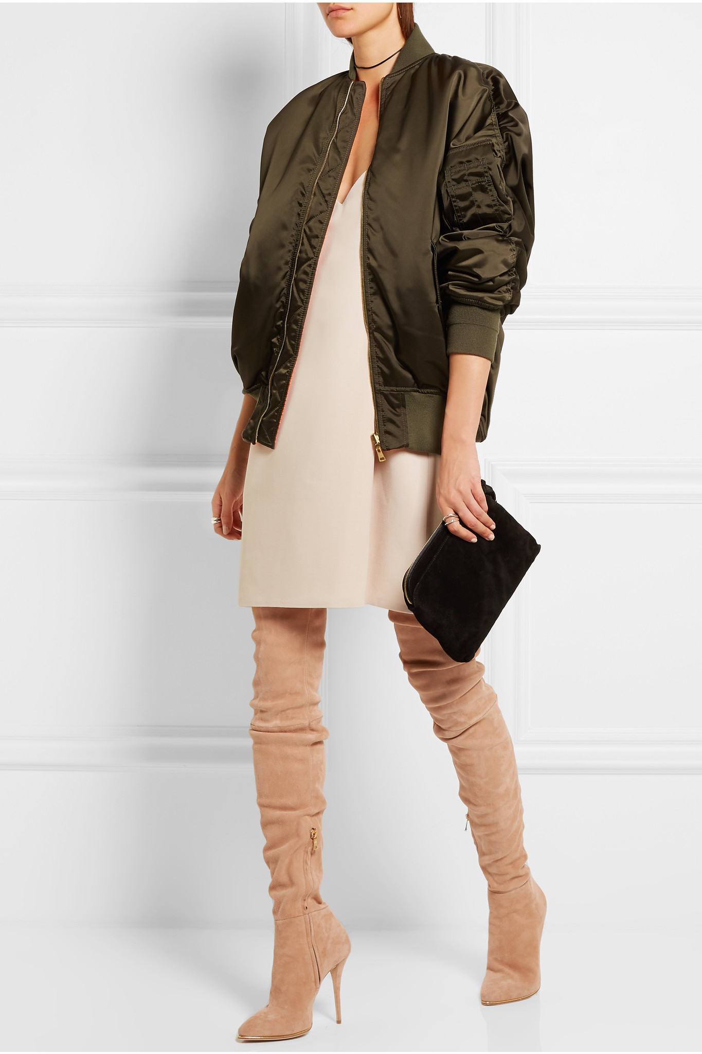 balmain campbell over the knee boot