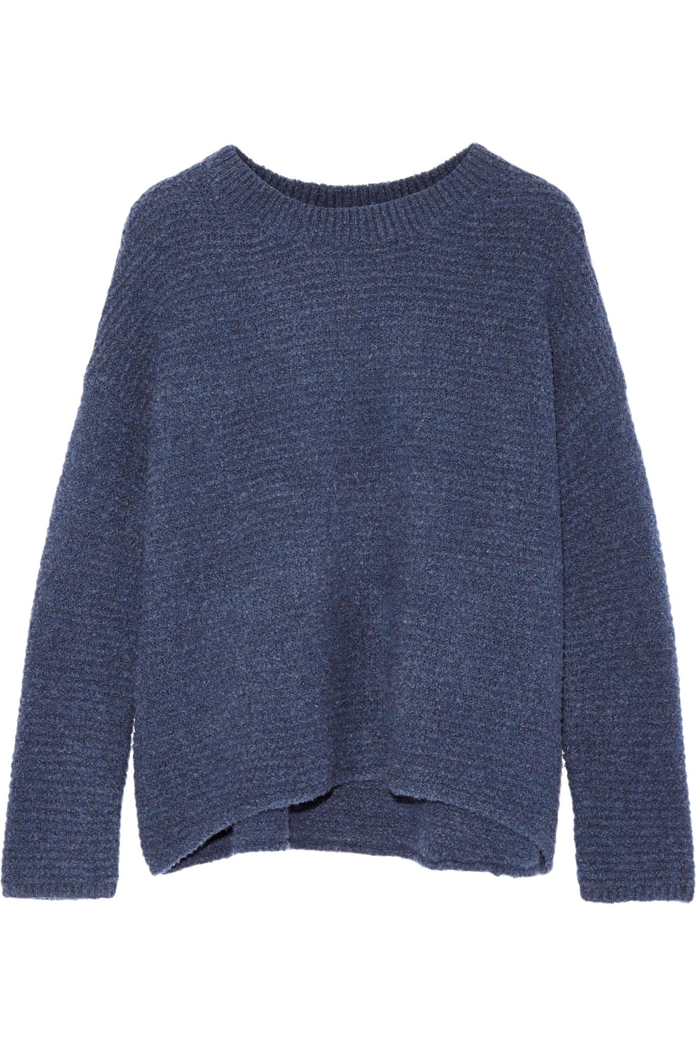 Lyst - Vince Wool And Cashmere-blend Sweater in Blue