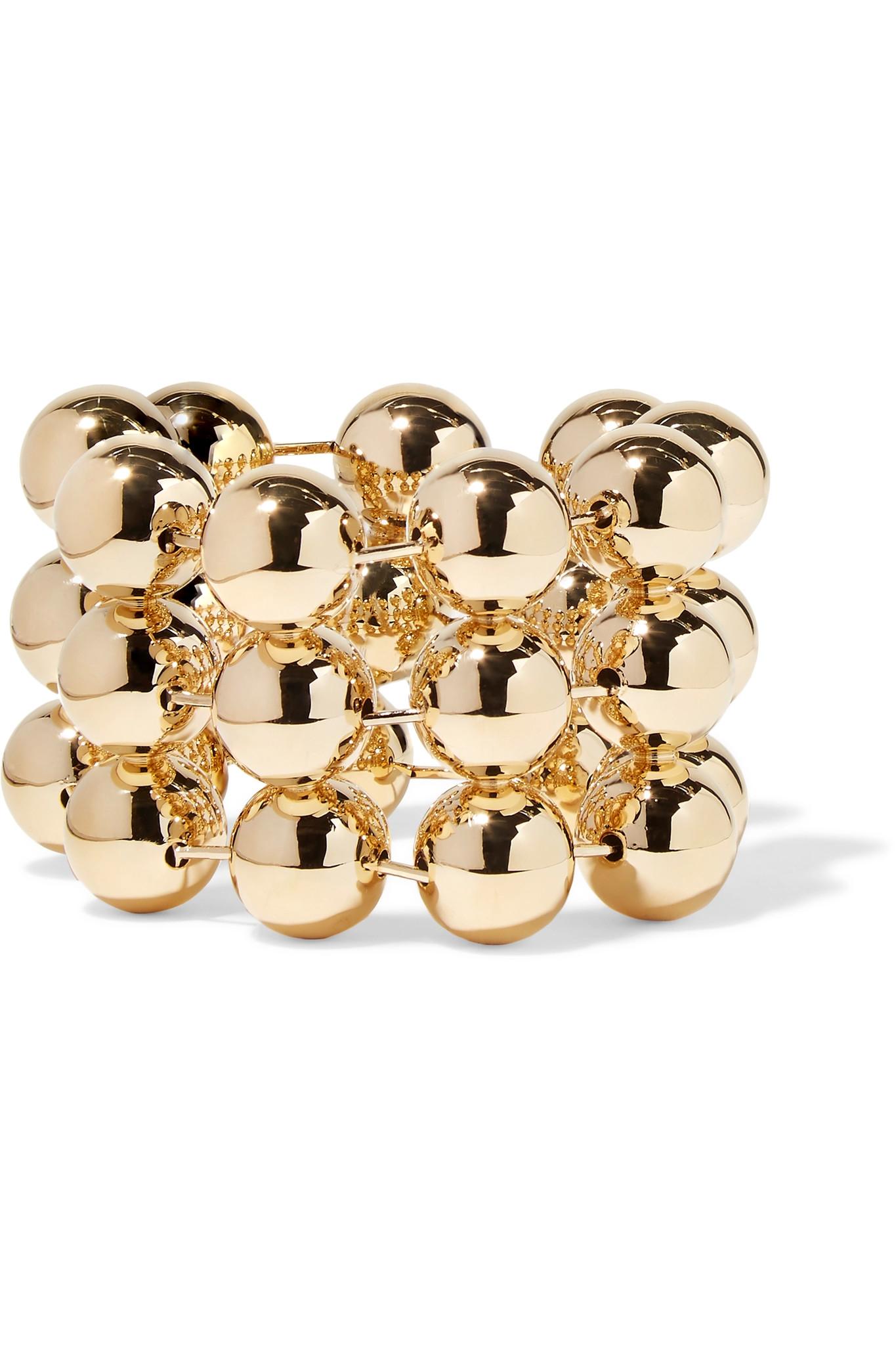 Lyst - Balenciaga Gold-tone Bracelet in Metallic