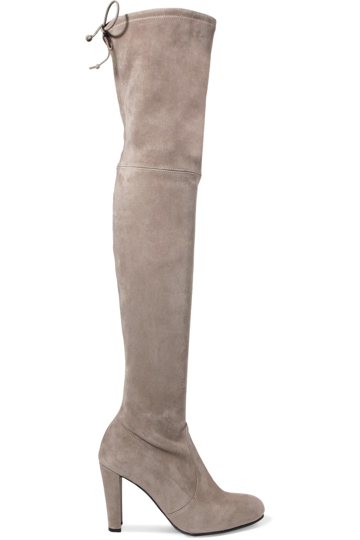 stuart weitzman gray highland boots
