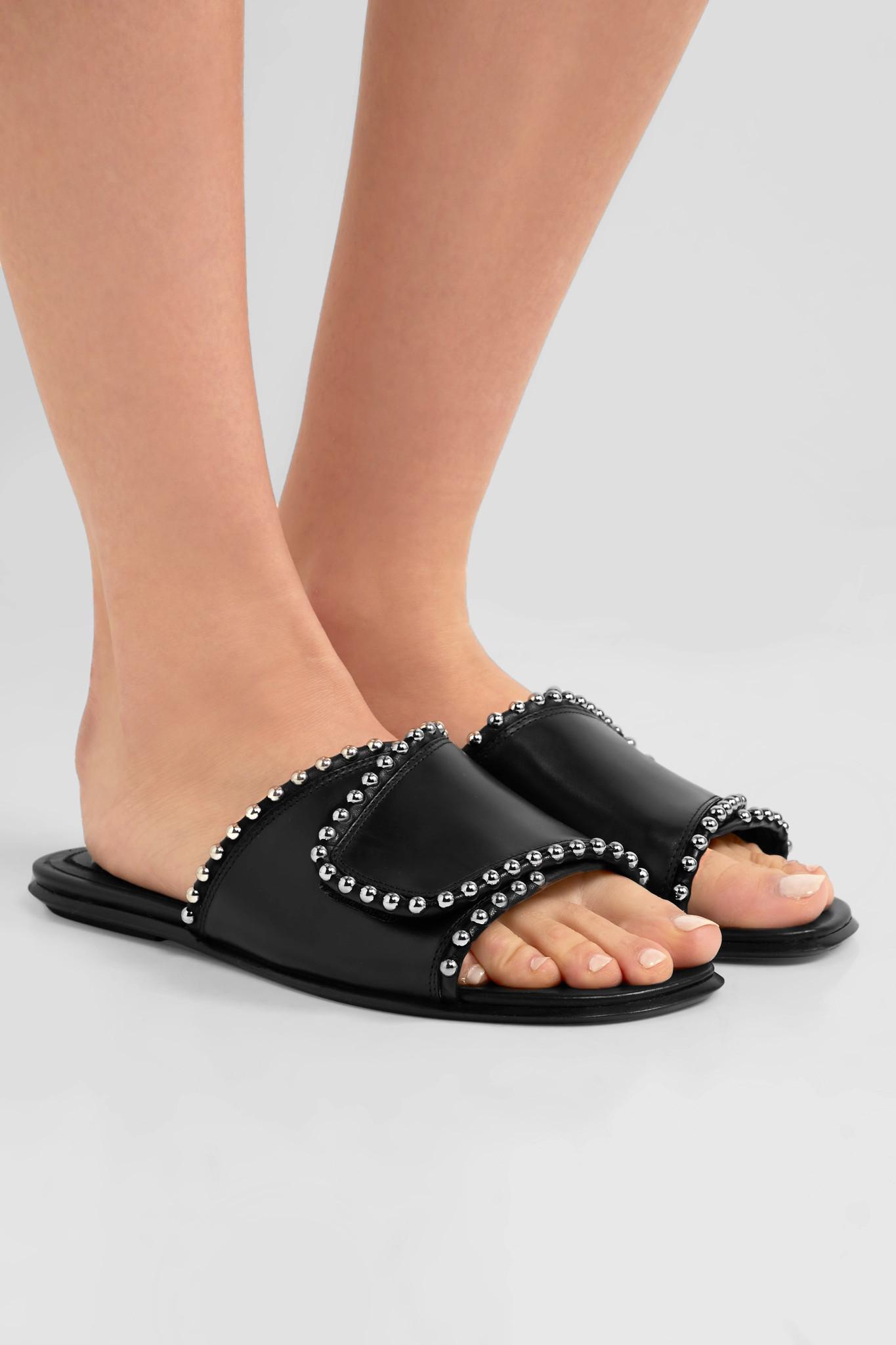 alexander wang pool slides