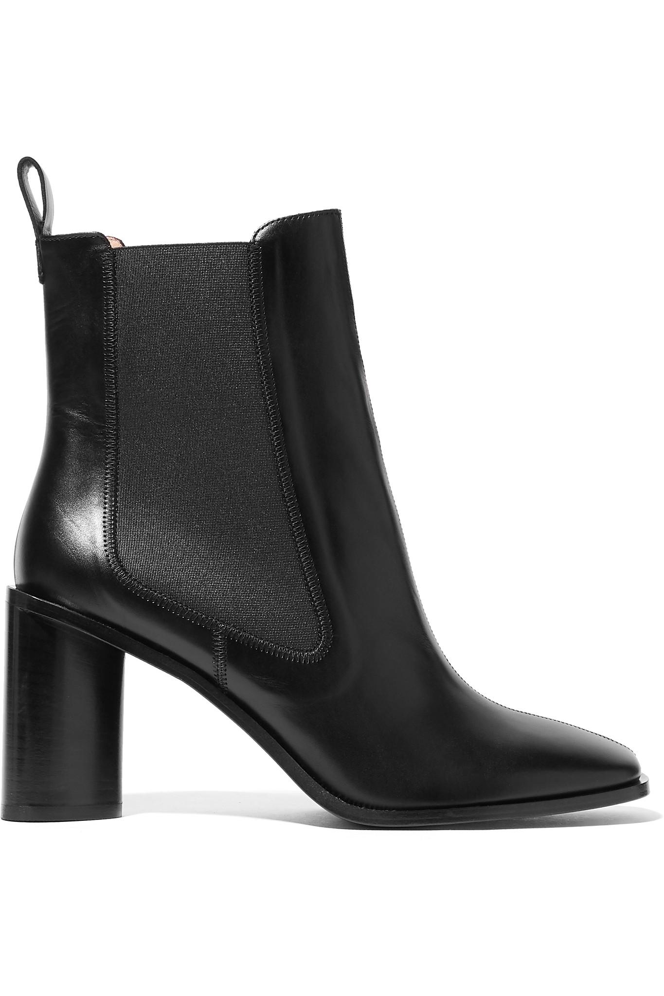 acne free glossed leather ankle boots acne free glossed leather ankle boots