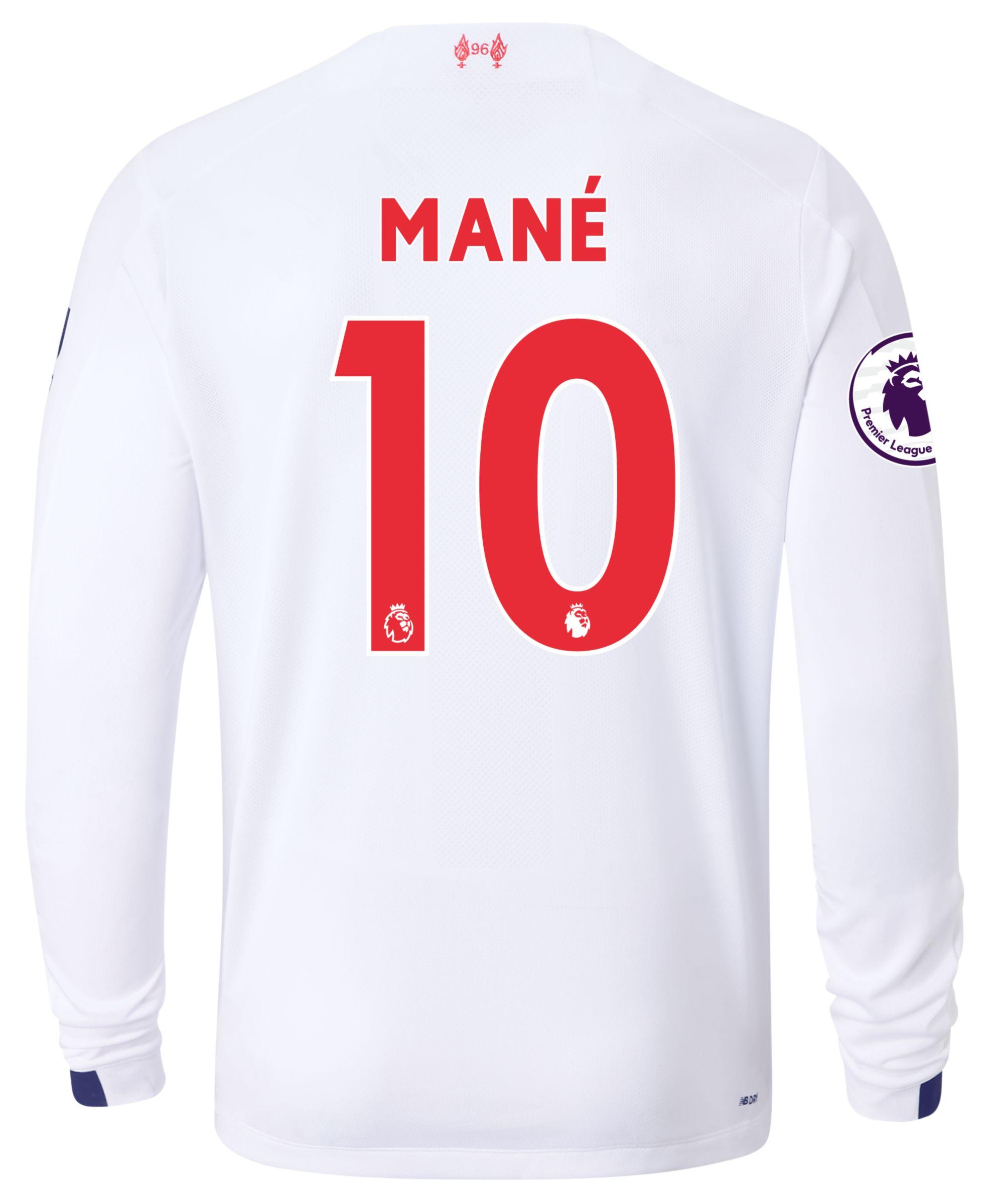 New Balance Liverpool Fc Away Ls Jersey Mane Epl Patch for ...